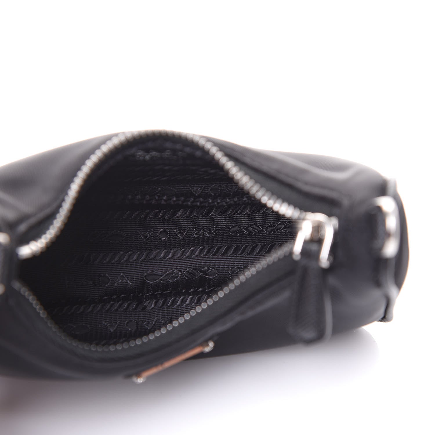 Prada Tessuto Nylon Mini Re-Edition 2000 Shoulder Bag Black 5 of 12