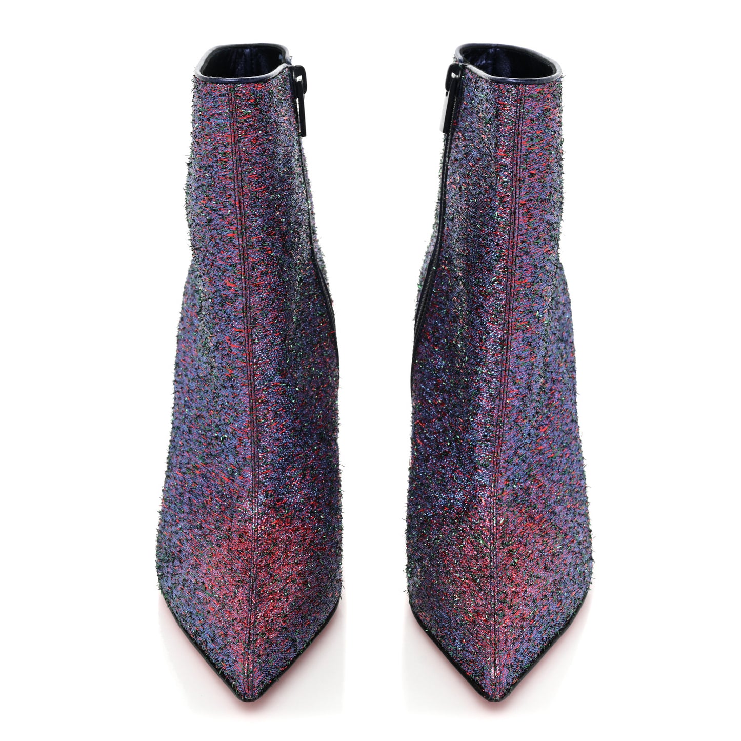 Satin So Kate Starlight Booty 100 Ankle Boots 38.5 Purple Multicolor