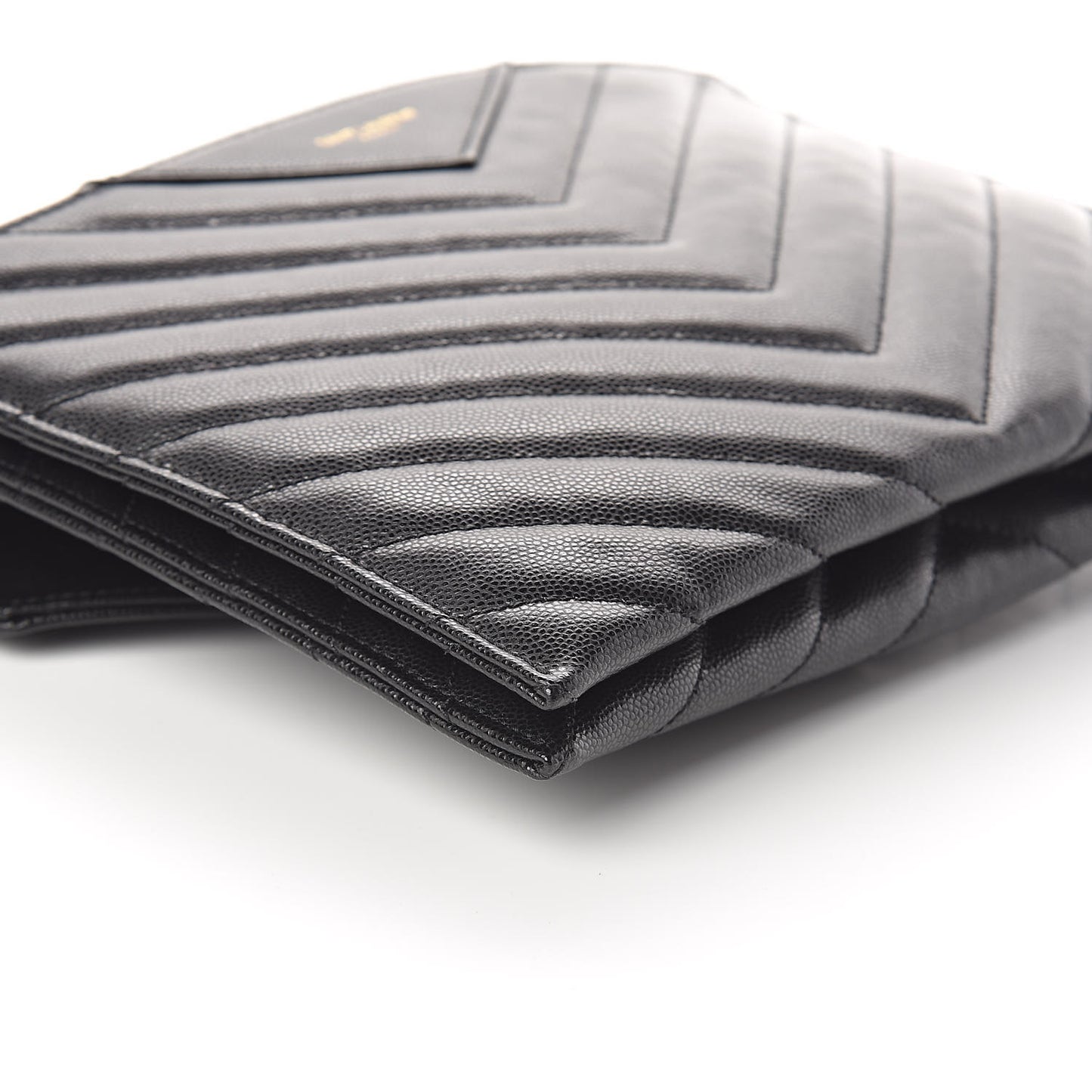 Grain De Poudre Matelasse Tribeca Chain Wallet Black