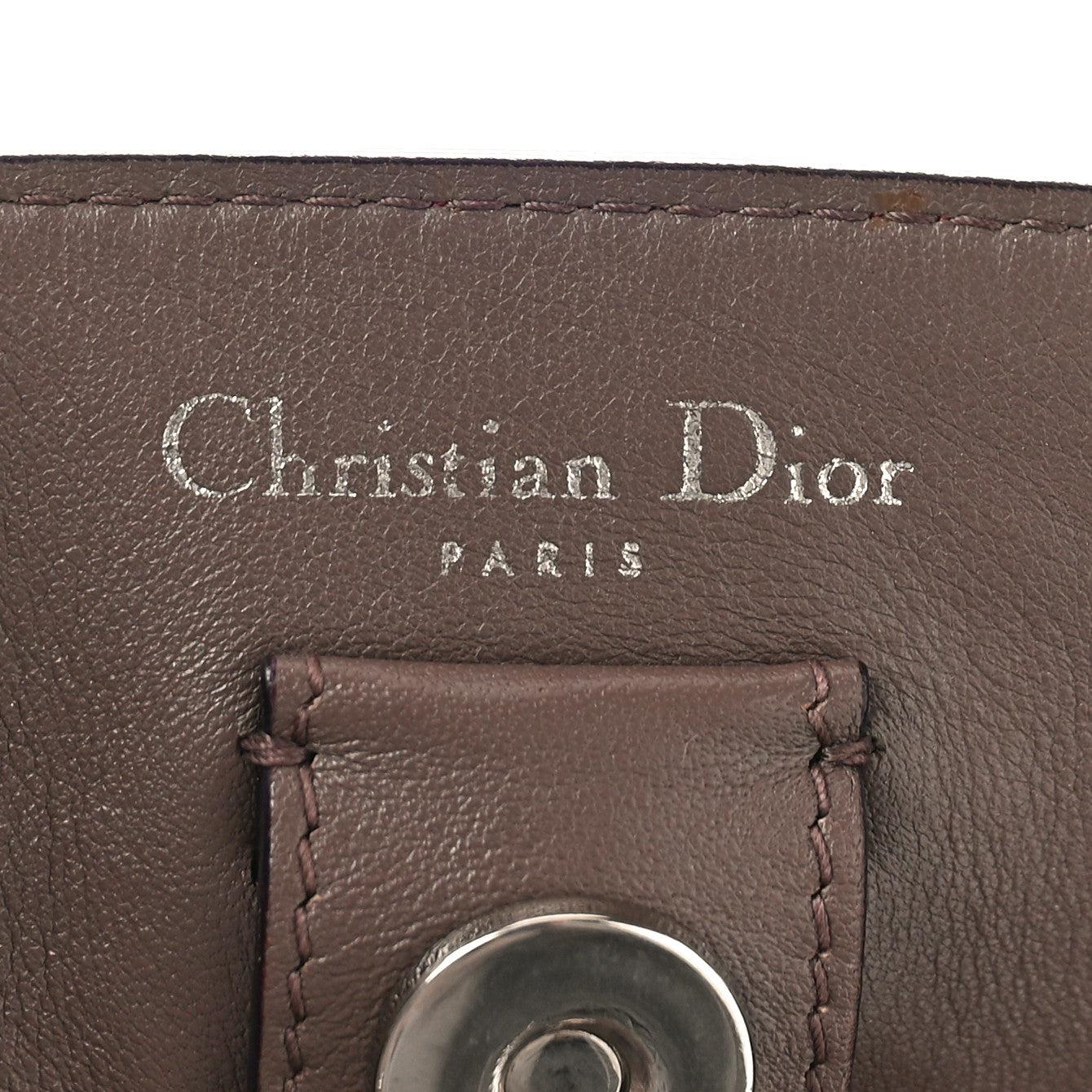 Christian Dior Ostrich Medium Diorissimo Tote Fuchsia 7 of 9