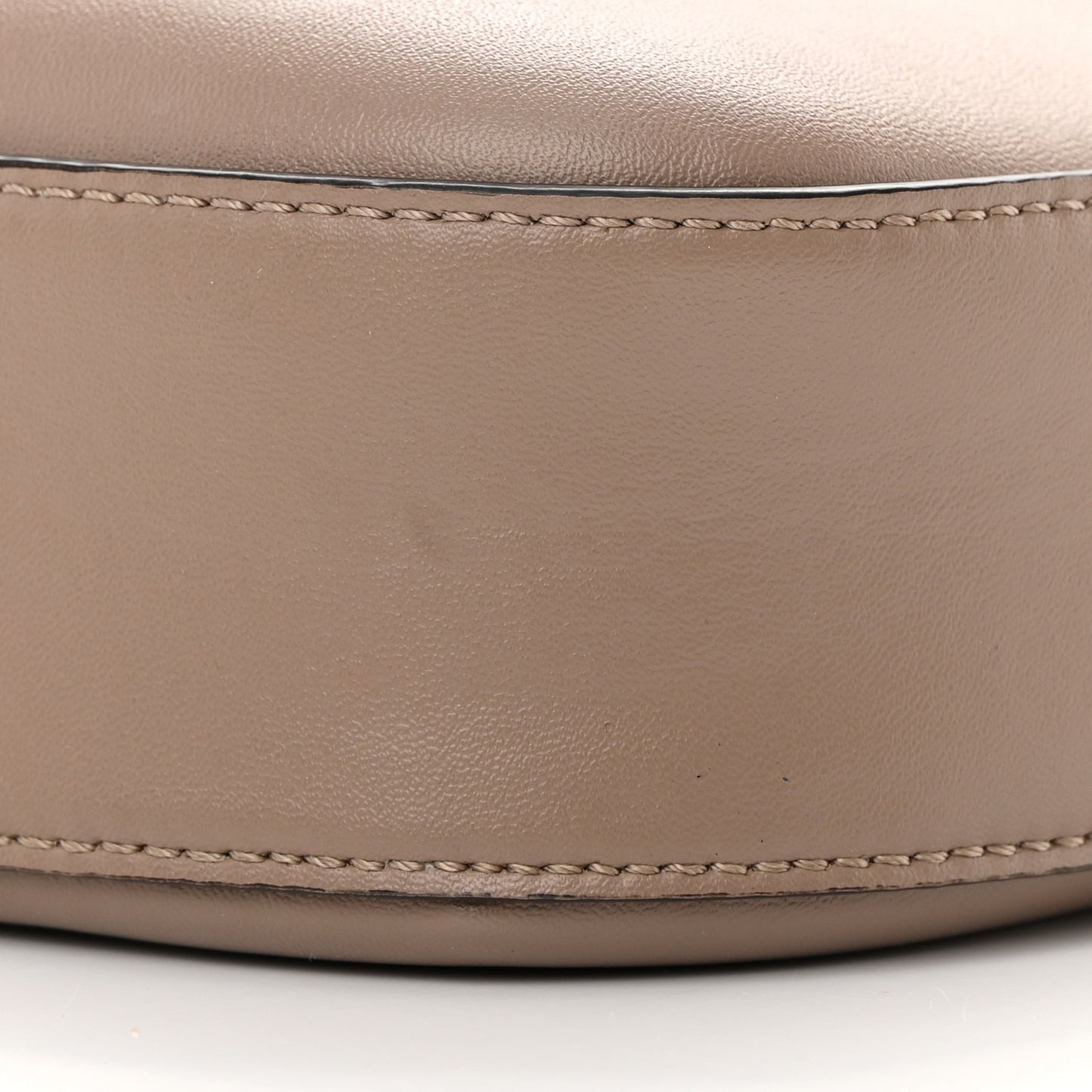 Eco Alter Nappa Perforated Logo Mini Bag Dark Taupe