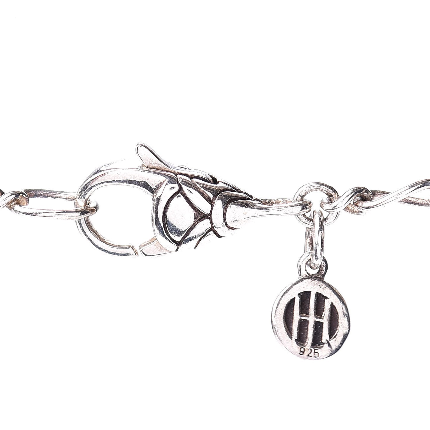 Sterling Silver Pearl Ruby Naga Dragon Sautoir Necklace