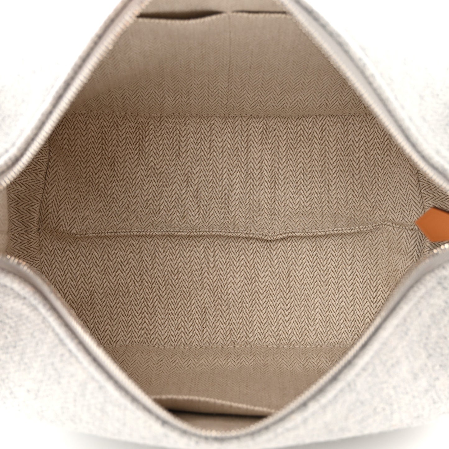 Canvas Small Bride-A-Brac Pouch Gris Flanelle
