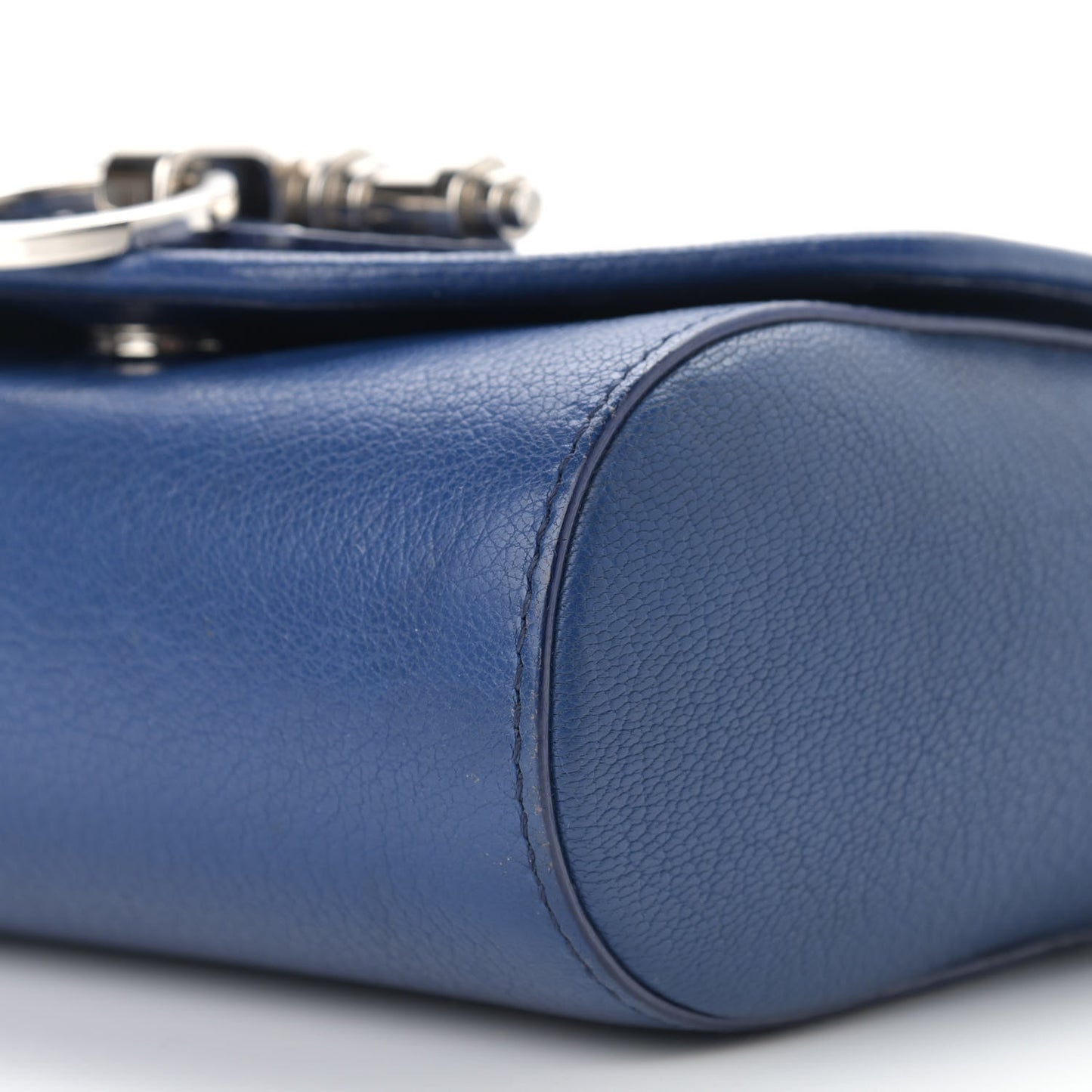Sugar Goatskin Obsedia Shoulder Bag Navy