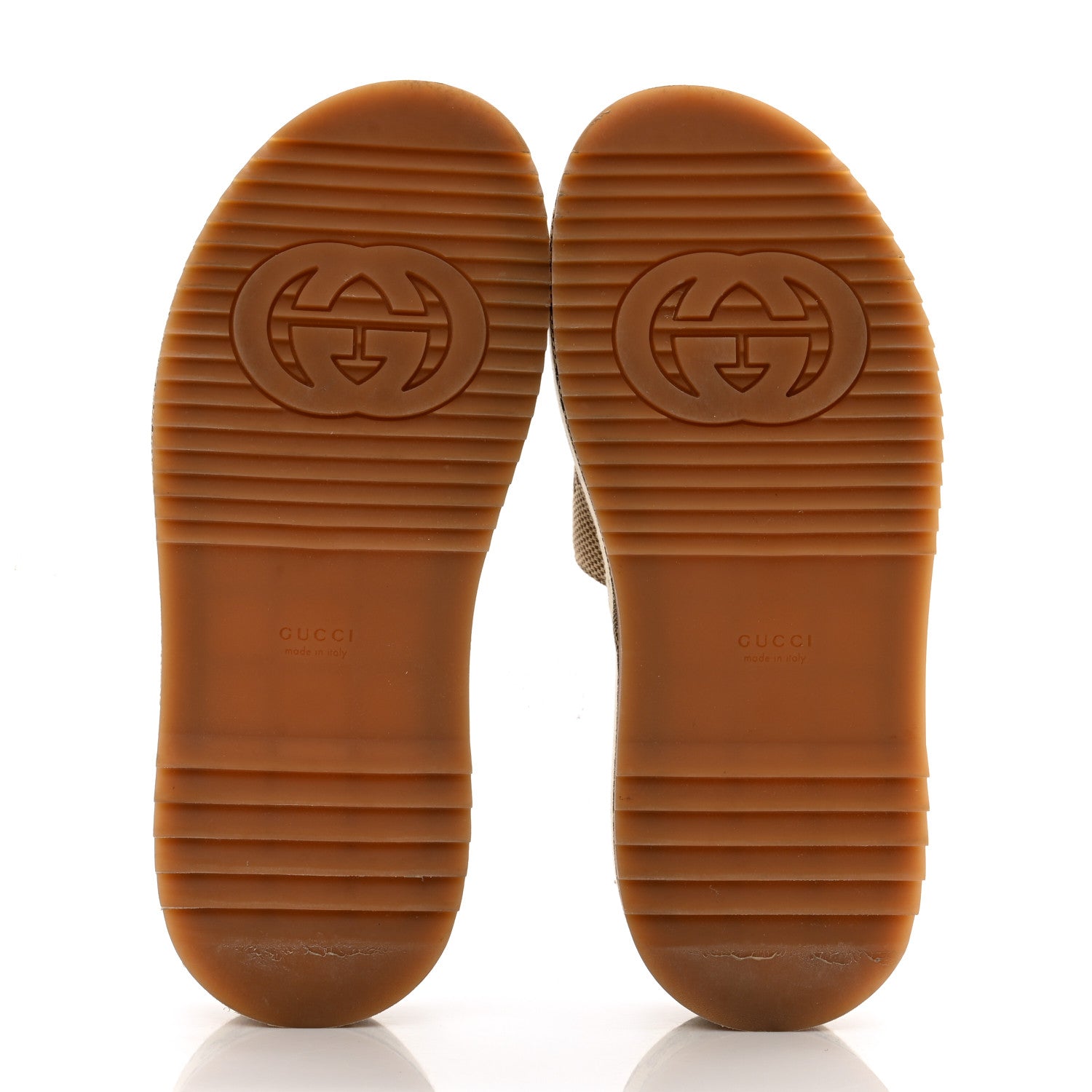 Gucci Monogram Jumbo GG Angelina Platform 55mm Slide Sandals 37 Beige 5 of 11