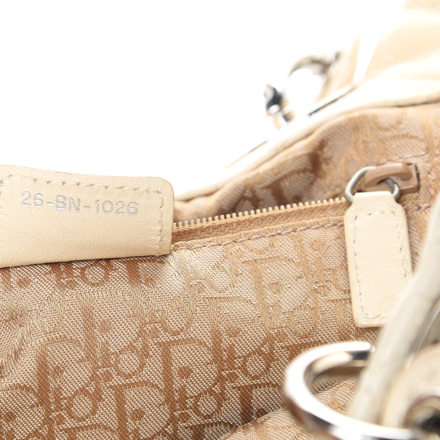 Lambskin Cannage Medium Soft Lady Dior Beige