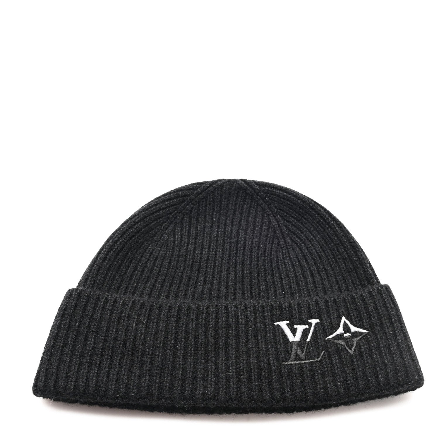 Louis Vuitton Cashmere Monogram LV Dual Beanie Black 1791498