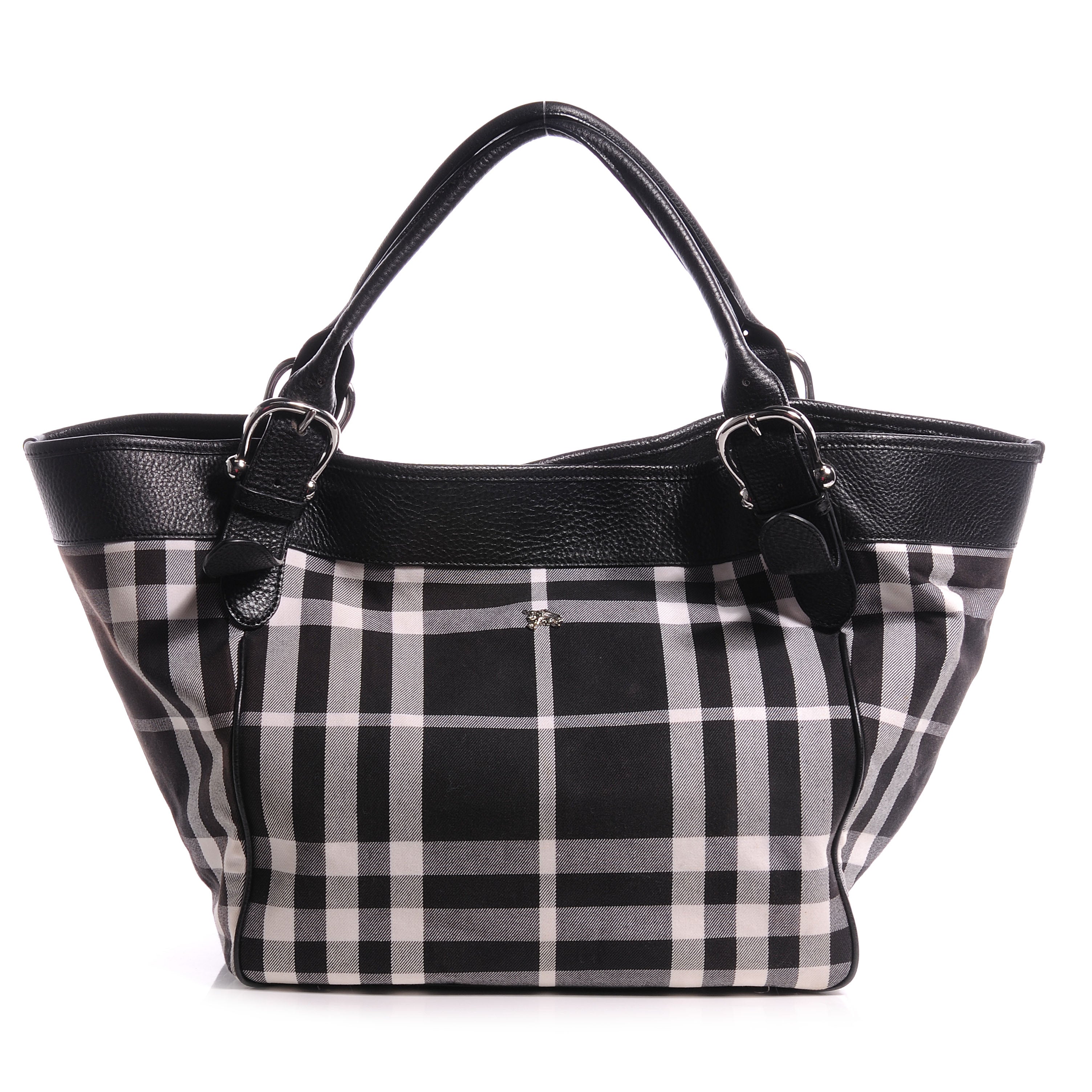 Canvas Check Tote