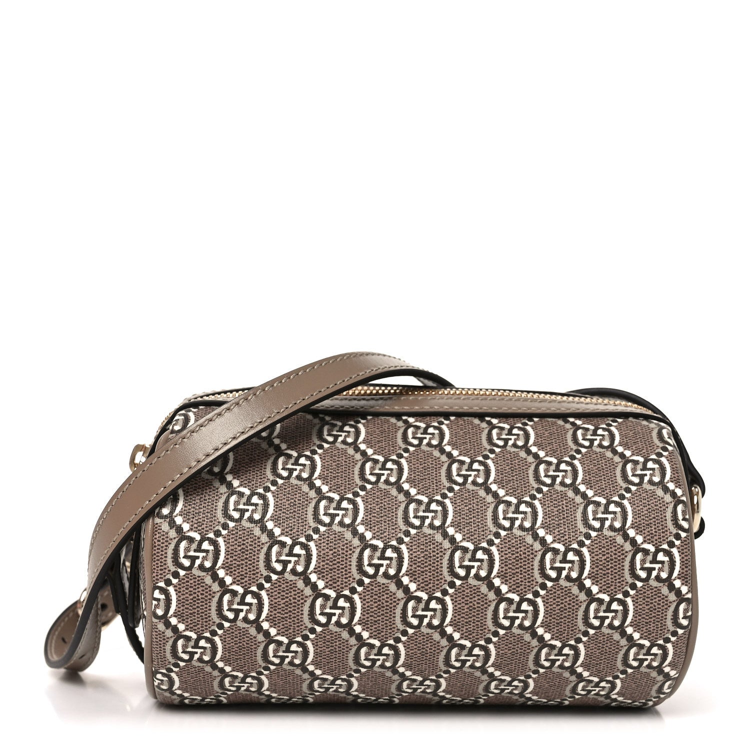 Gucci GG Shadow Monogram Mini Shoulder Bag Taupe 1875896
