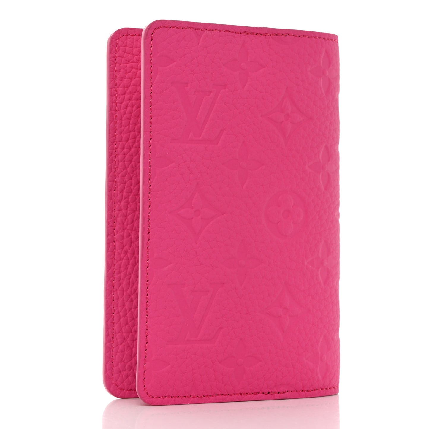 Taurillon Monogram Emily Notebook Cover PM Pink
