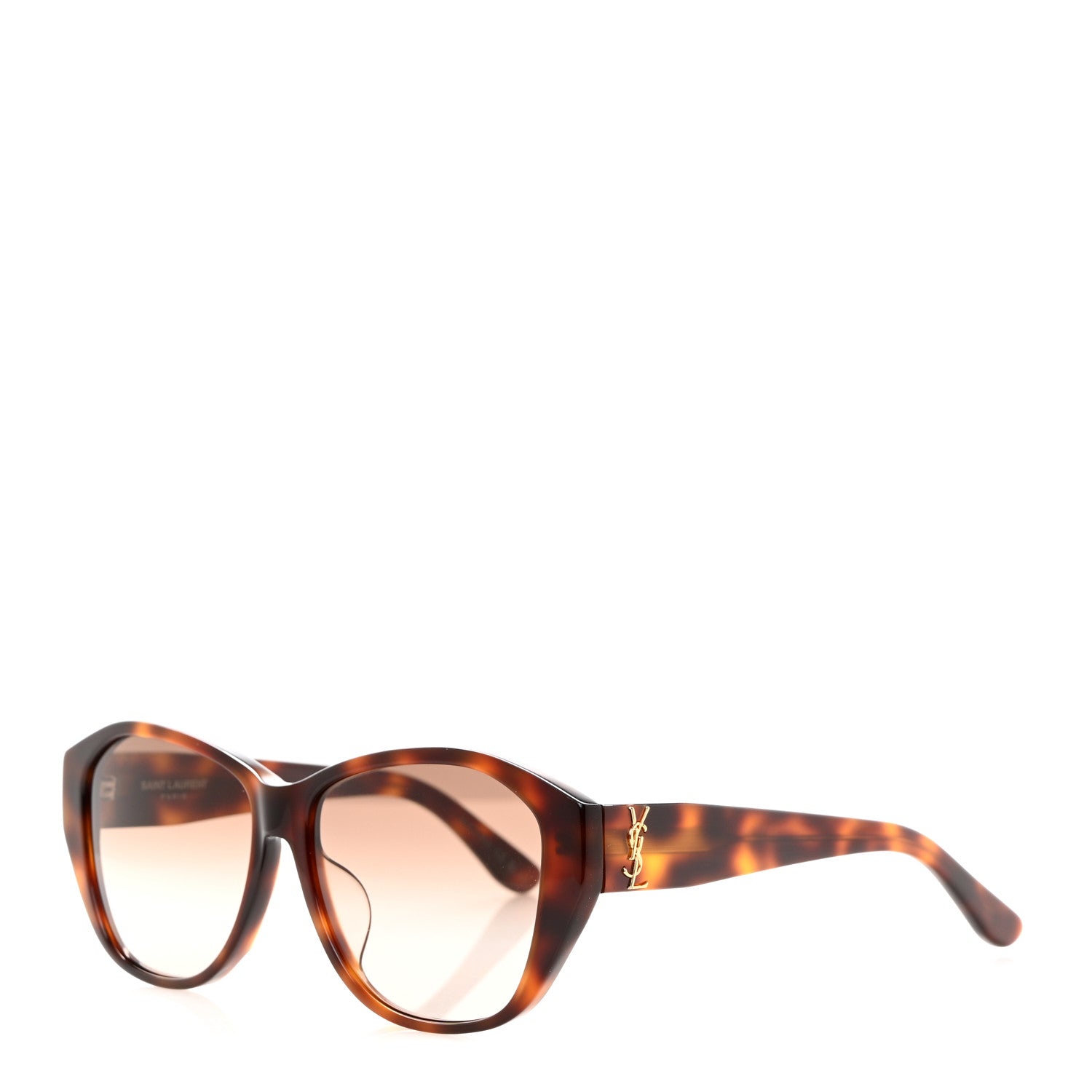 Saint Laurent SL M8/FN Sunglasses Tortoise 1478260  display picture 3