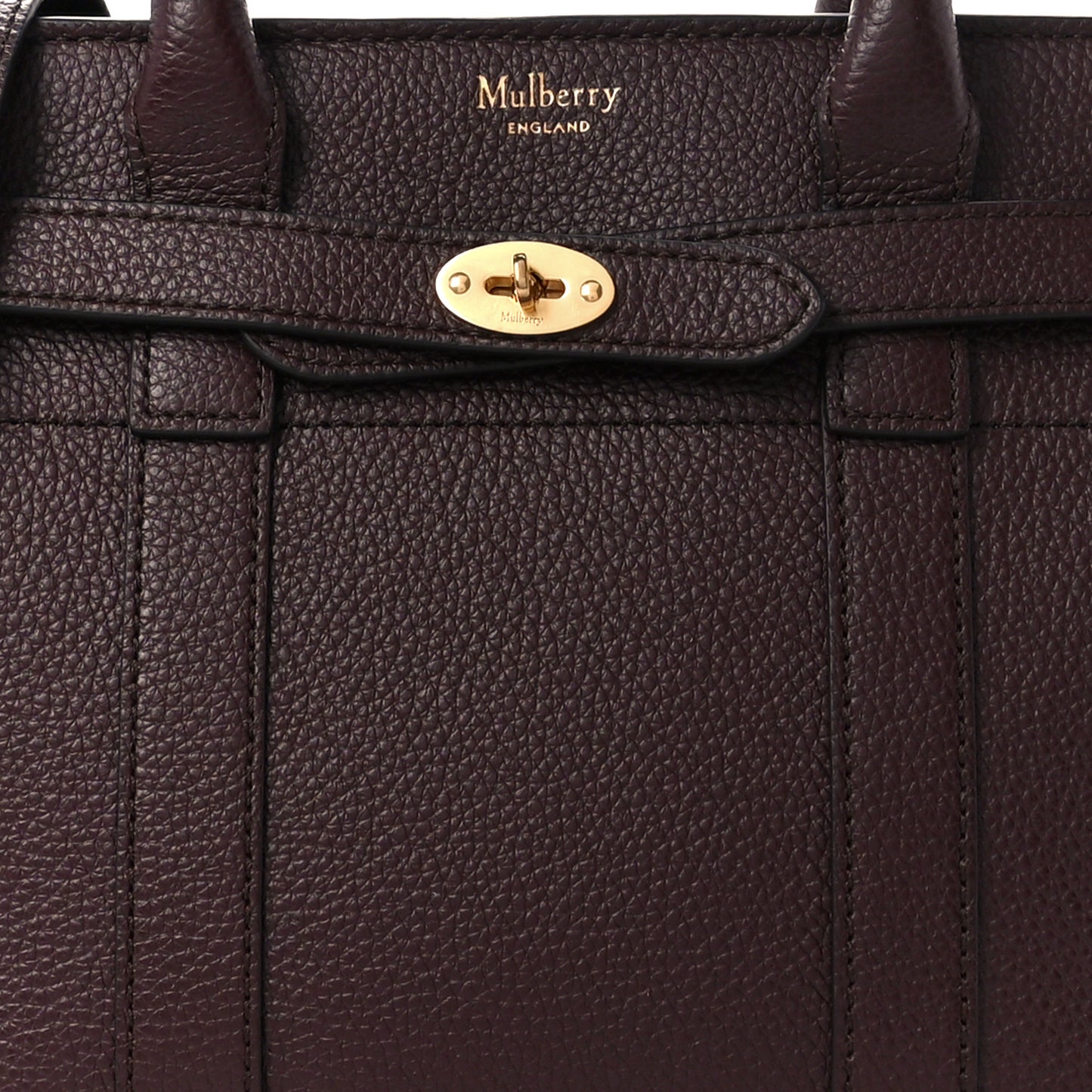 Small Classic Grain Mini Zipped Bayswater Oxblood