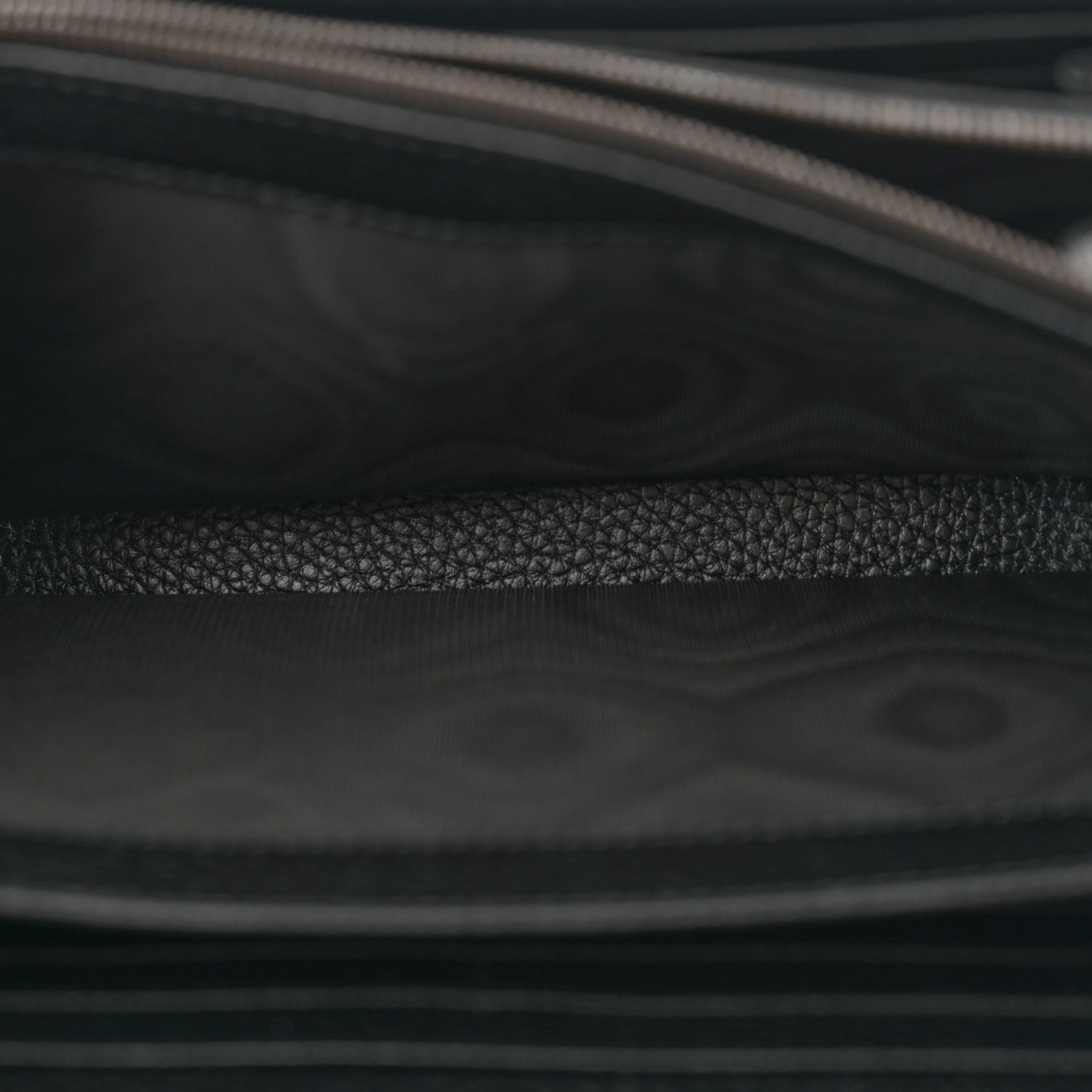 Gucci Calfskin GG Marmont Chain Wallet Black 6 of 12