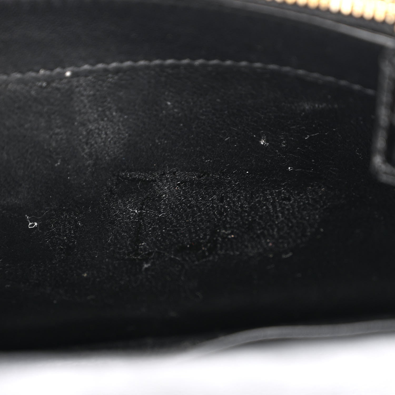 Saint Laurent Calfskin Crocodile Embossed Kate Monogram Tassel Chain Wallet Black 7 of 13