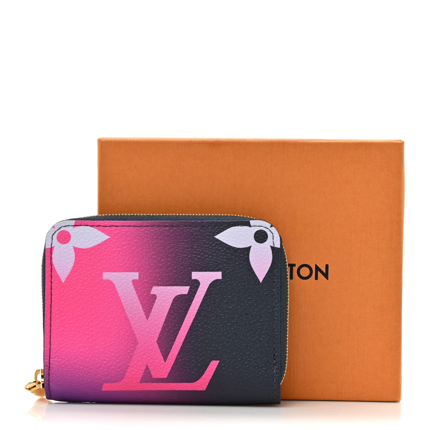 Monogram Giant Spring In The City Zippy Coin Purse Midnight Fuchsia
