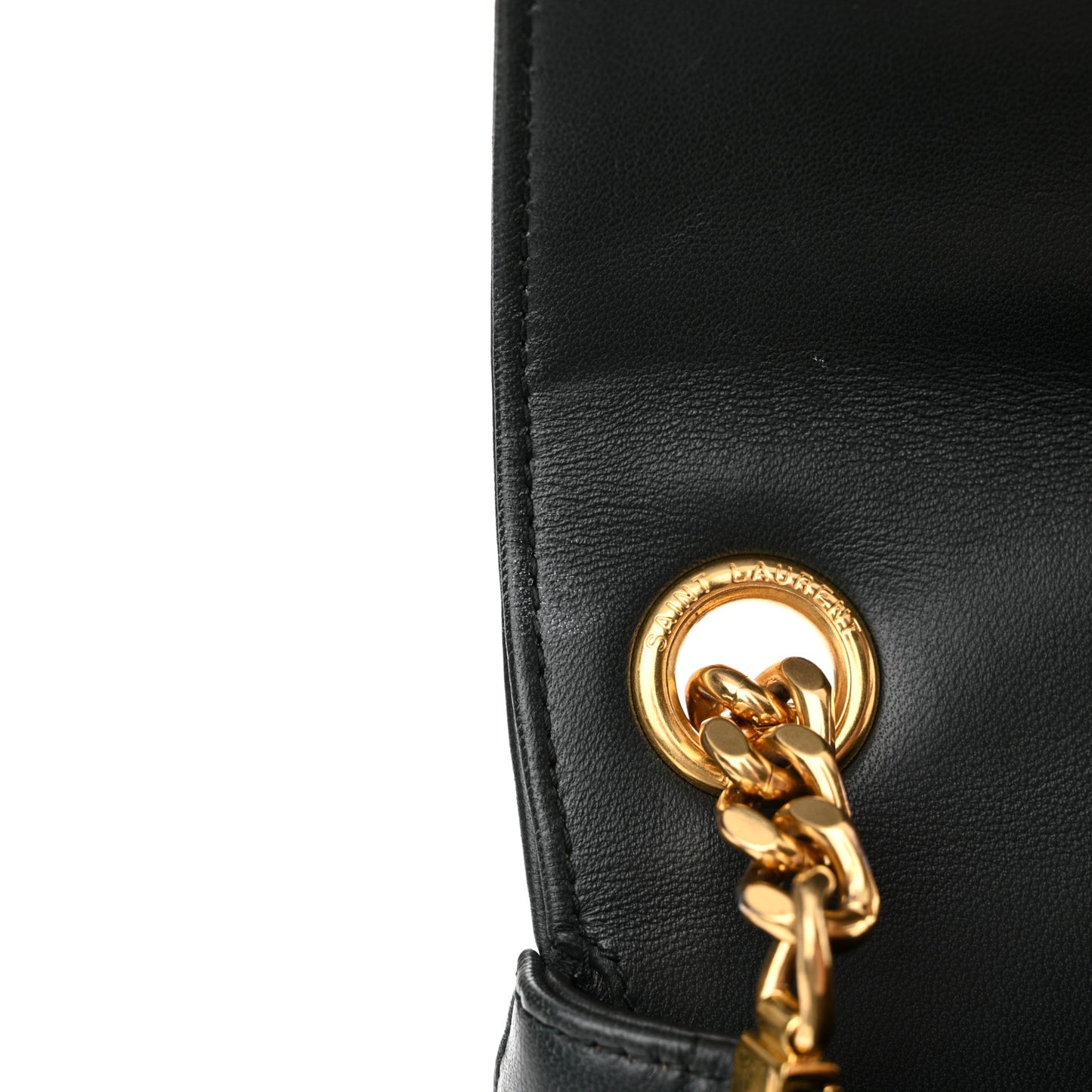 Lambskin Matelasse Monogram Medium Vicky Chain Bag Algae