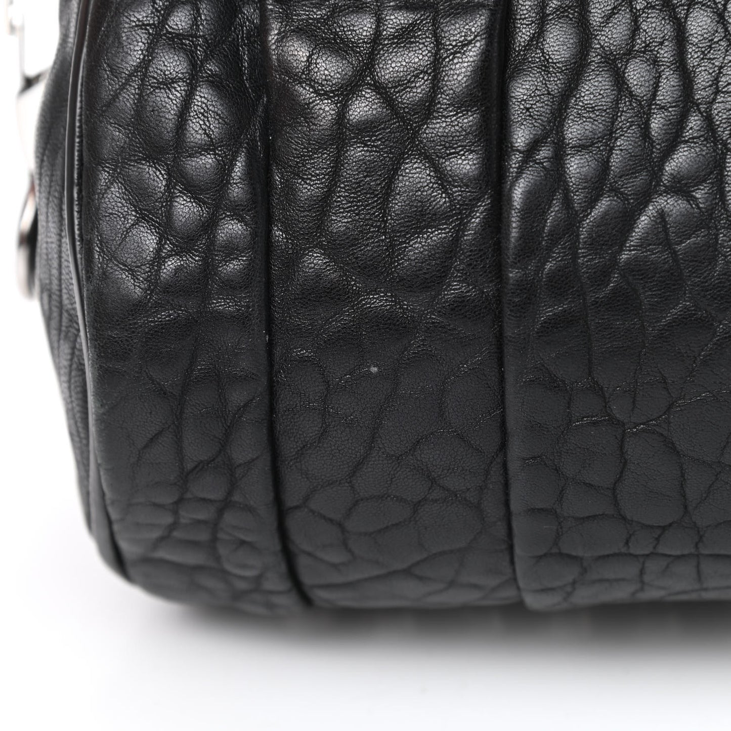Pebbled Lambskin Mini Rockie Black Rhodium Hardware