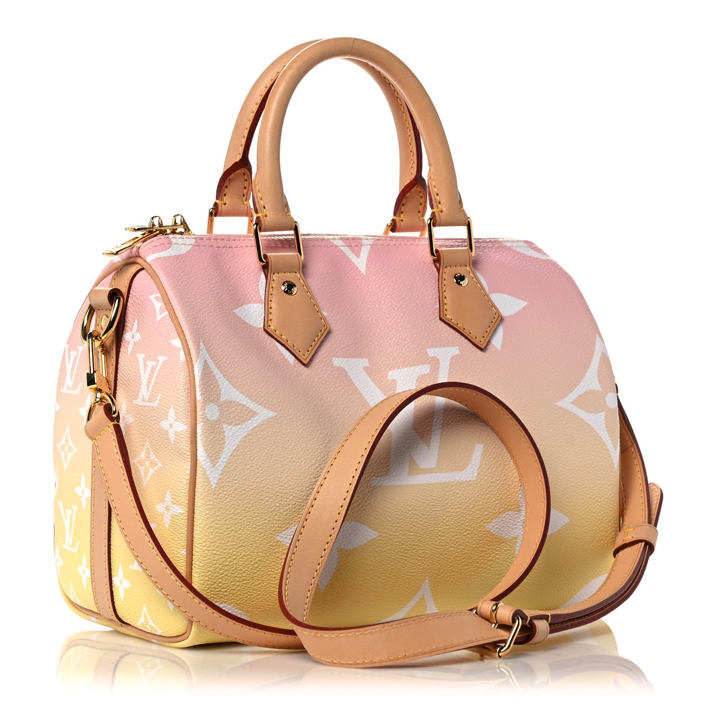 Monogram Giant By The Pool Speedy Bandouliere 25 Light Pink
