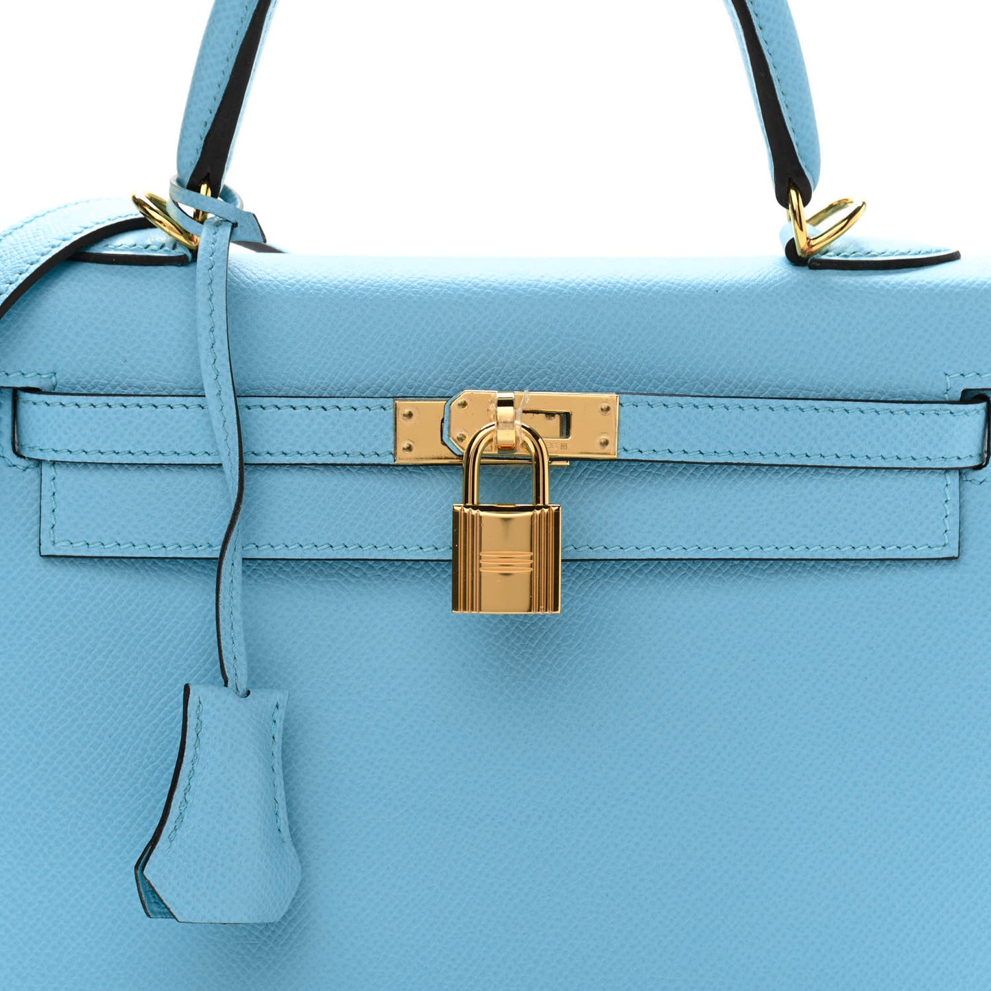 Epsom Kelly Sellier 25 Bleu Du Nord