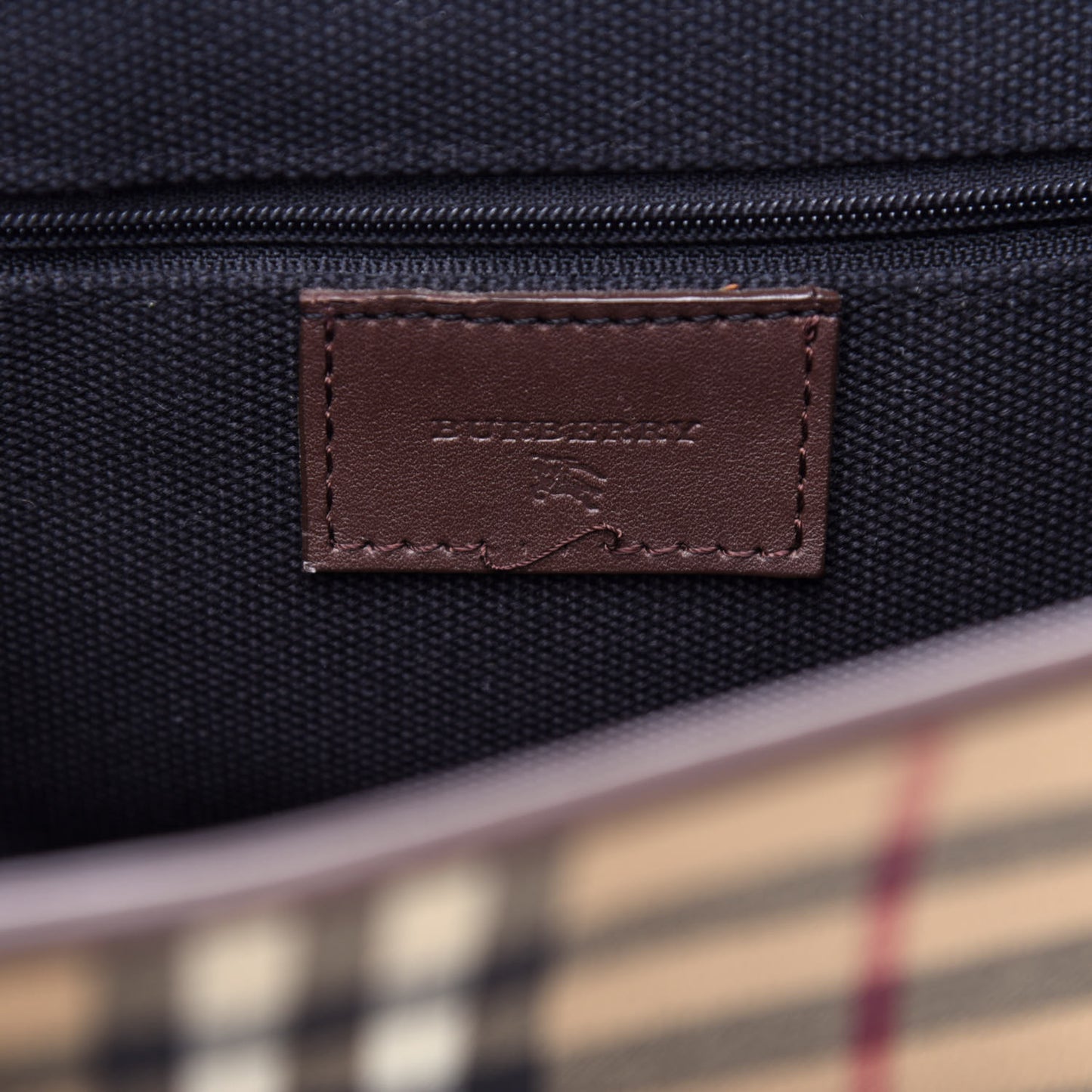 Haymarket Check Buckle Satchel Chocolate