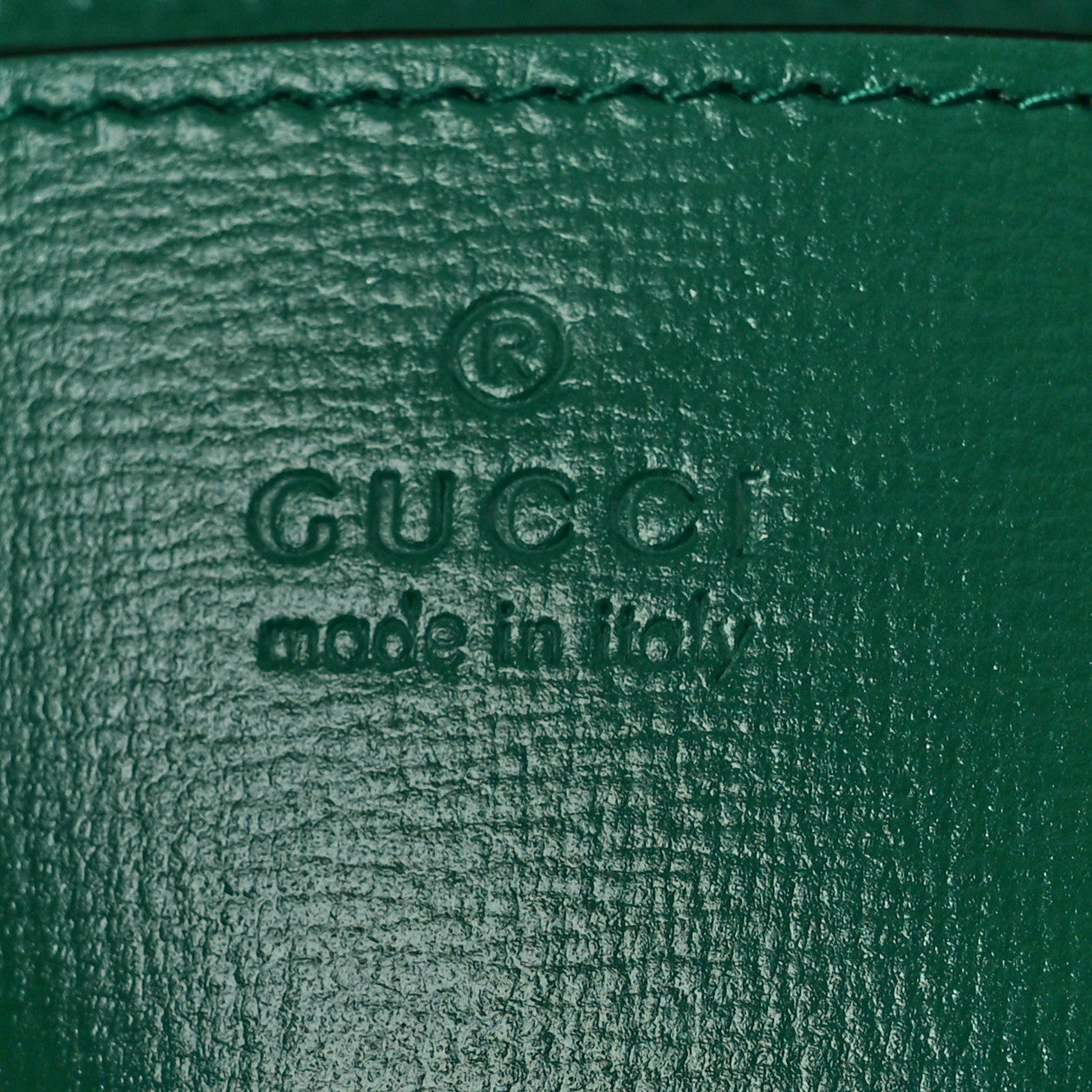 Gucci Azalea Calfskin Web Monochrome Horsebit 1955 Shoulder Bag Emerald 7 of 11