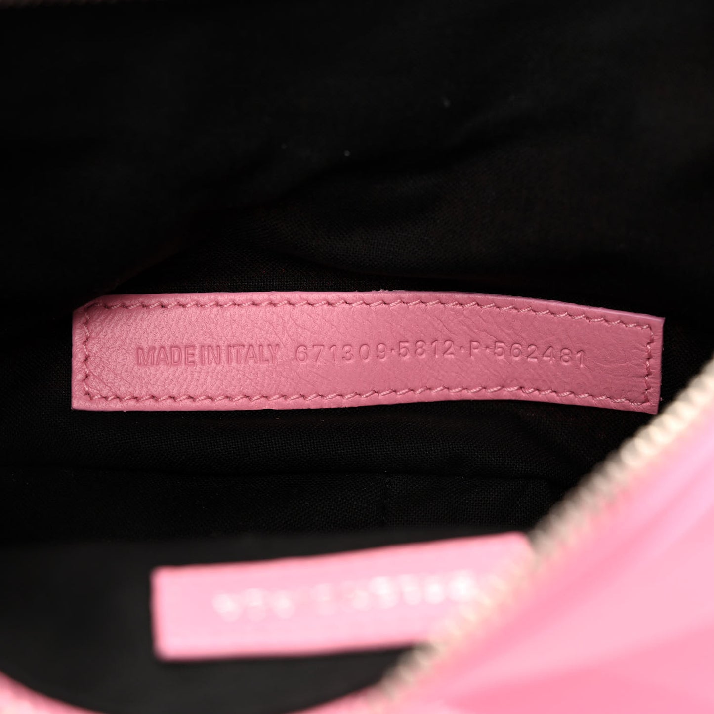 Patent Faux Leather Le Cagole Shoulder Bag XS Sweet Pink