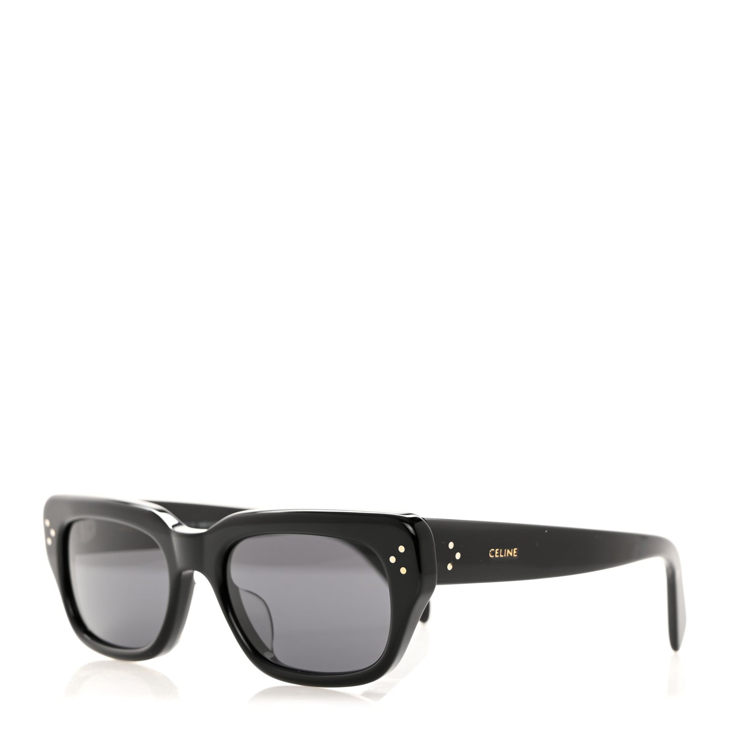 Acetate Rectangular Sunglasses CL40267U Black