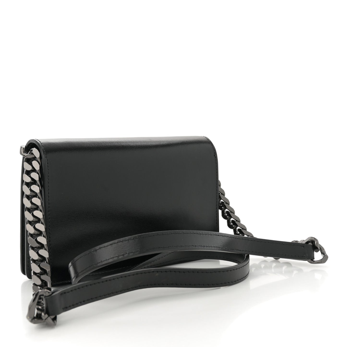 Calfskin Jitney 0.5 Crossbody Bag Black