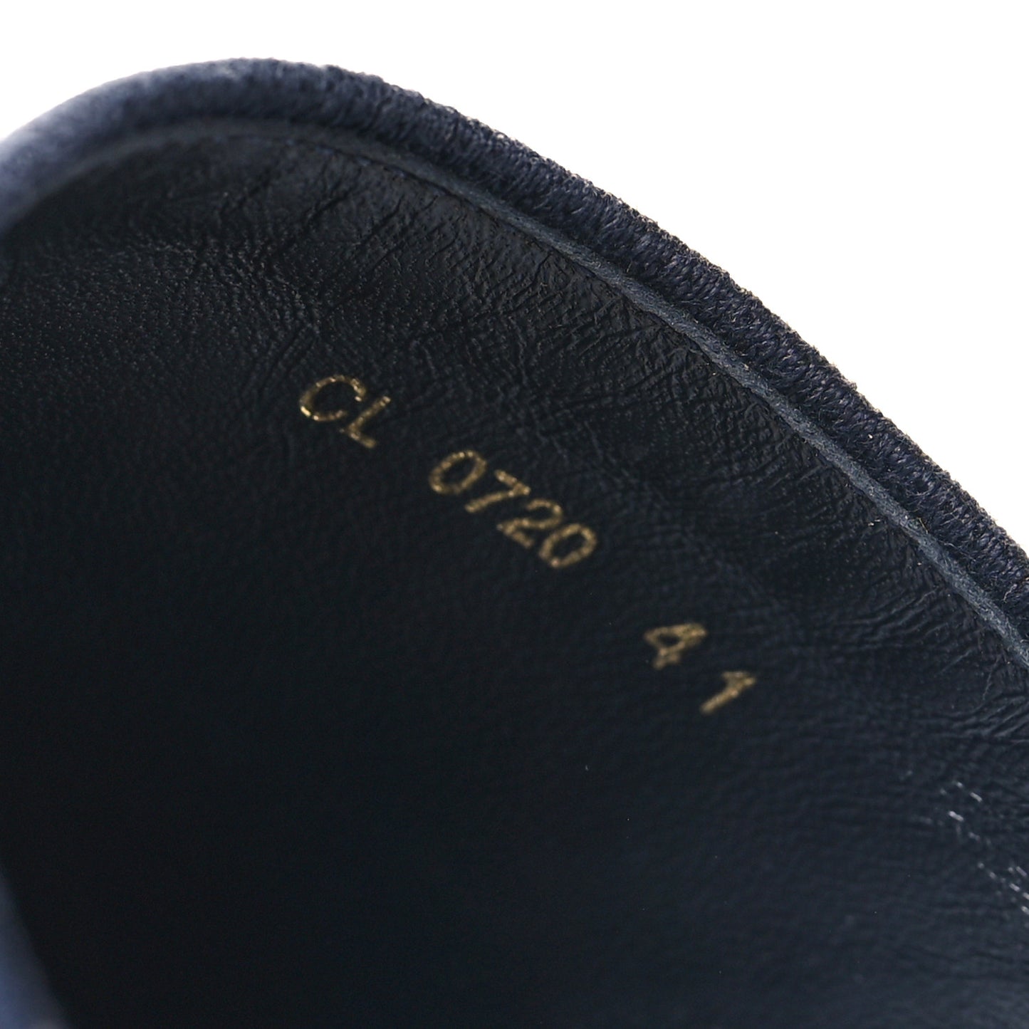 Oblique Embroidered Granville Espadrille 15mm Slippers 41 Deep Blue