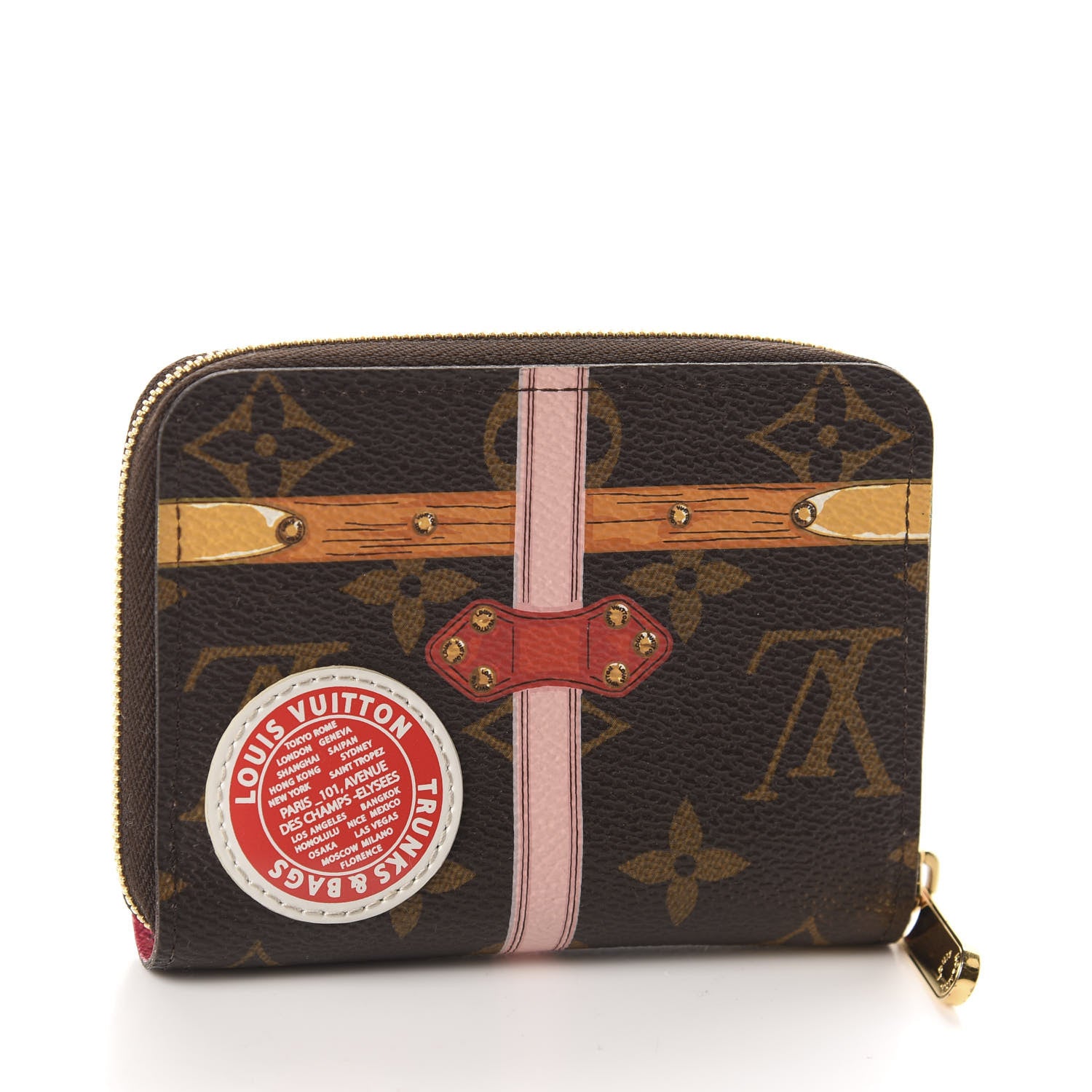 Louis Vuitton Monogram Summer Trunks Zippy Coin Purse 3 of 8