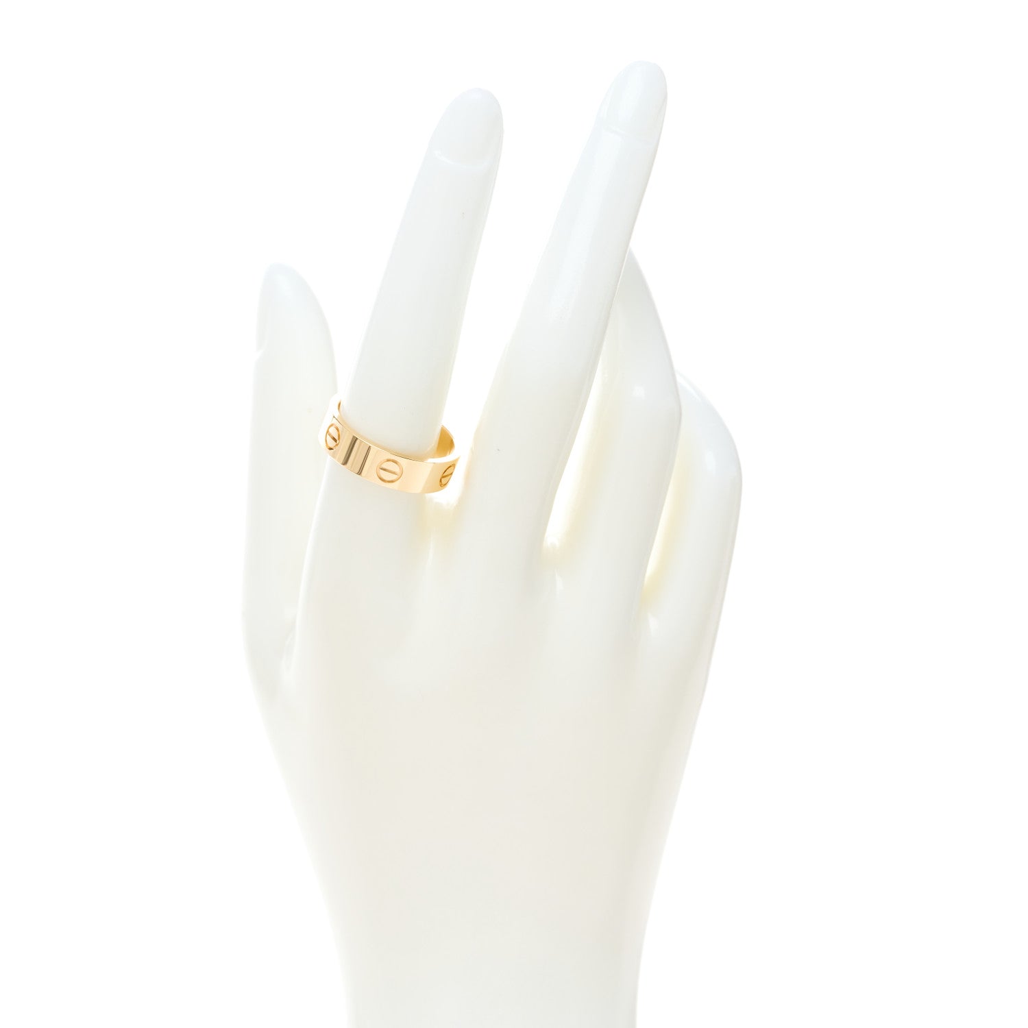 Cartier 18K Yellow Gold 5.5mm LOVE Ring 58 8.25 2 of 5