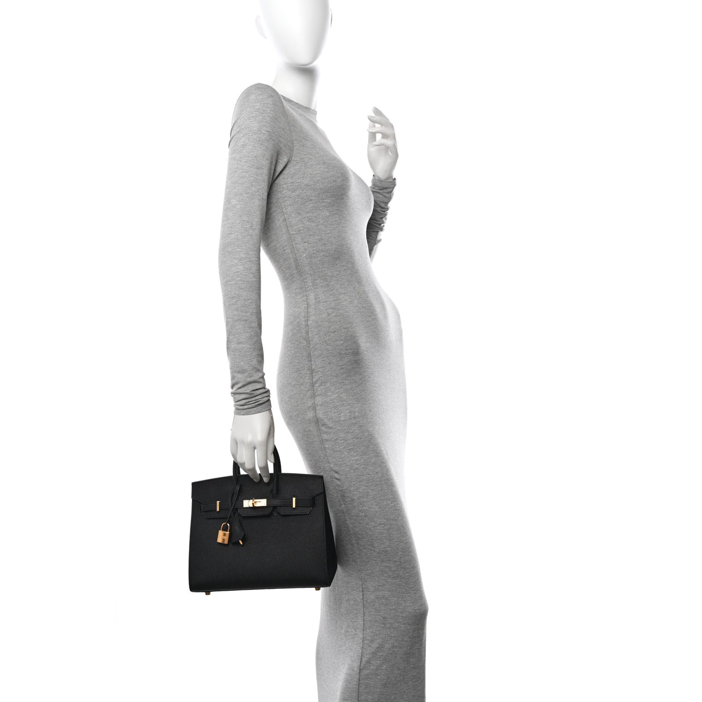 Epsom Birkin Sellier 25 Black