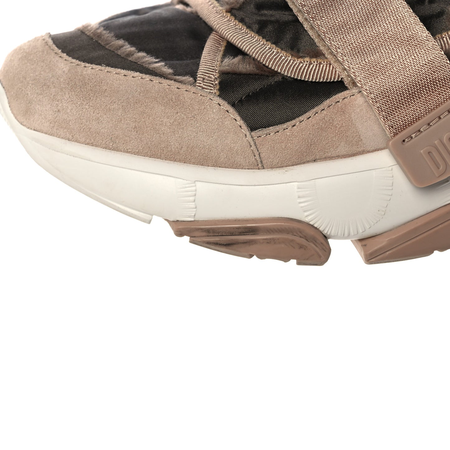 Technical Fabric Nylon Camouflage Womens D-Wander Sneakers 42 Nude