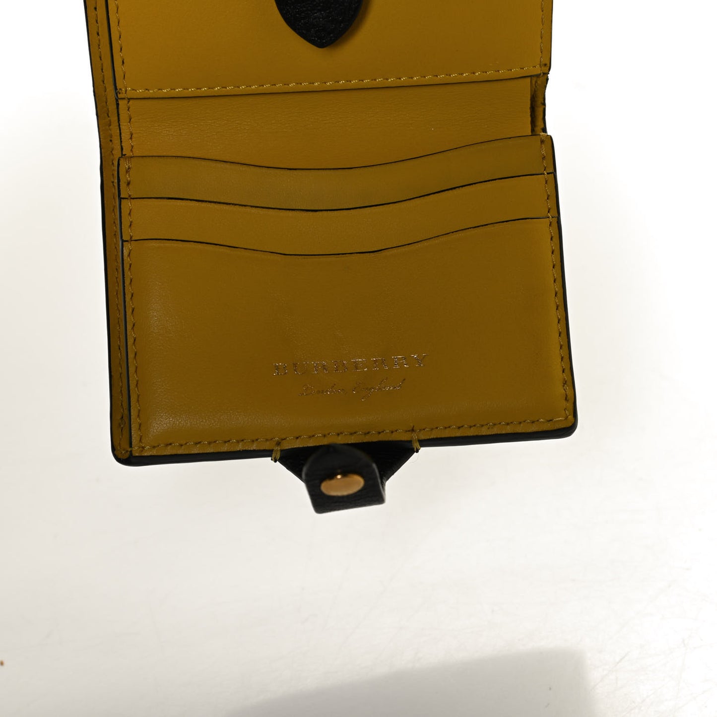 Grainy Calfskin Harlow Bifold Wallet Black