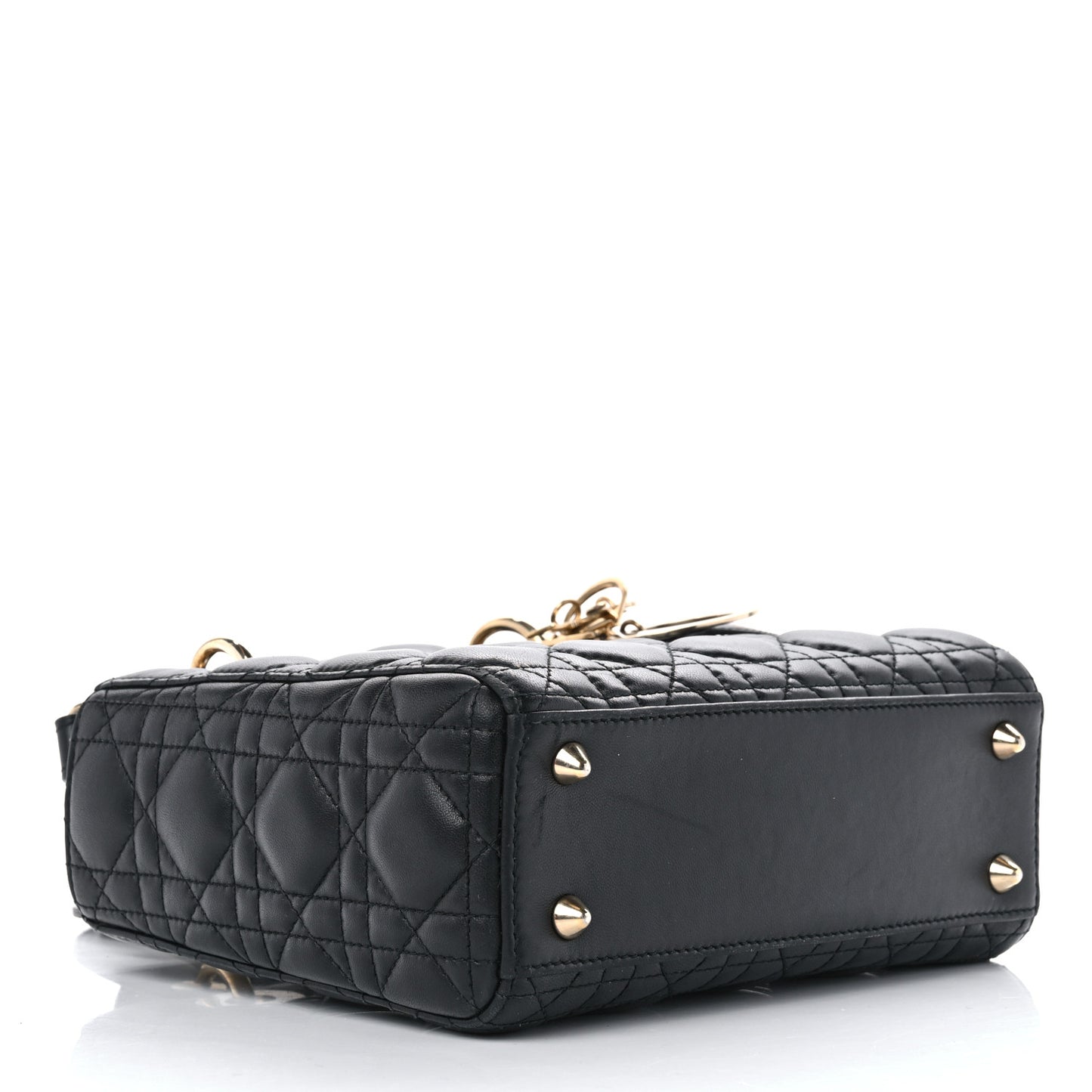 Lambskin Cannage Small My ABCDior Lady Dior Black