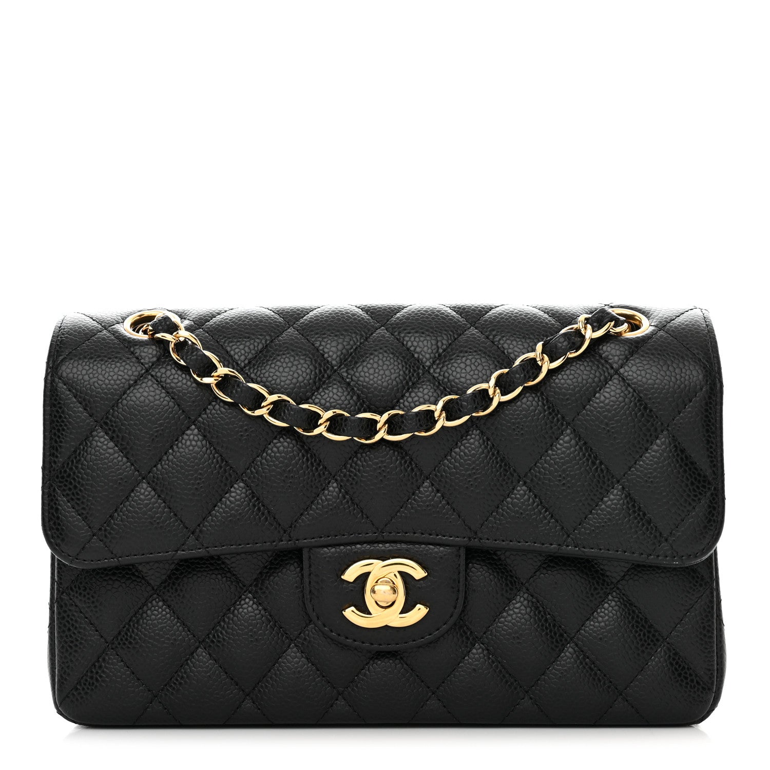 Chanel Caviar Quilted Small Double Flap Black 1 of 10