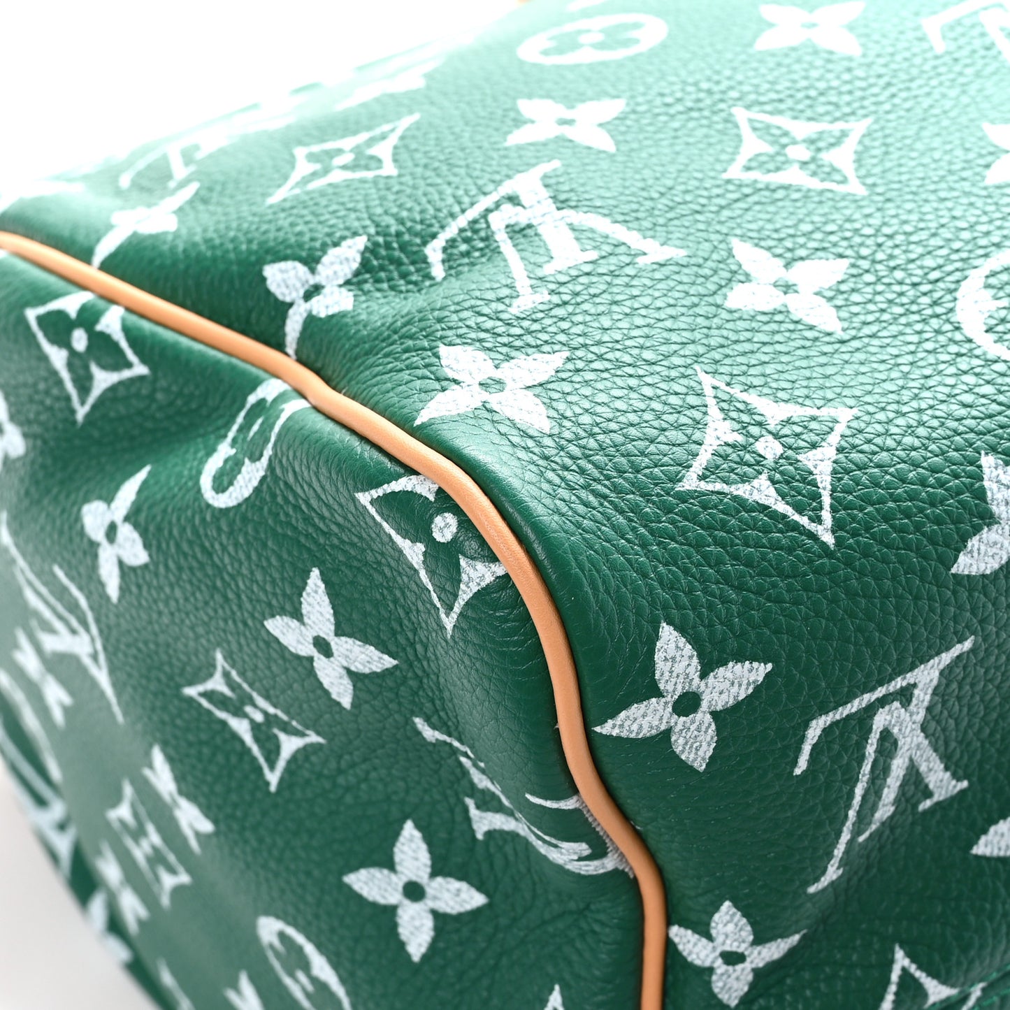 Calfskin Monogram Speedy P9 Bandouliere 40 Green