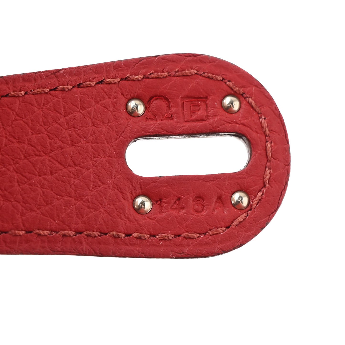 Taurillon Clemence Lindy 34 Rouge Garance