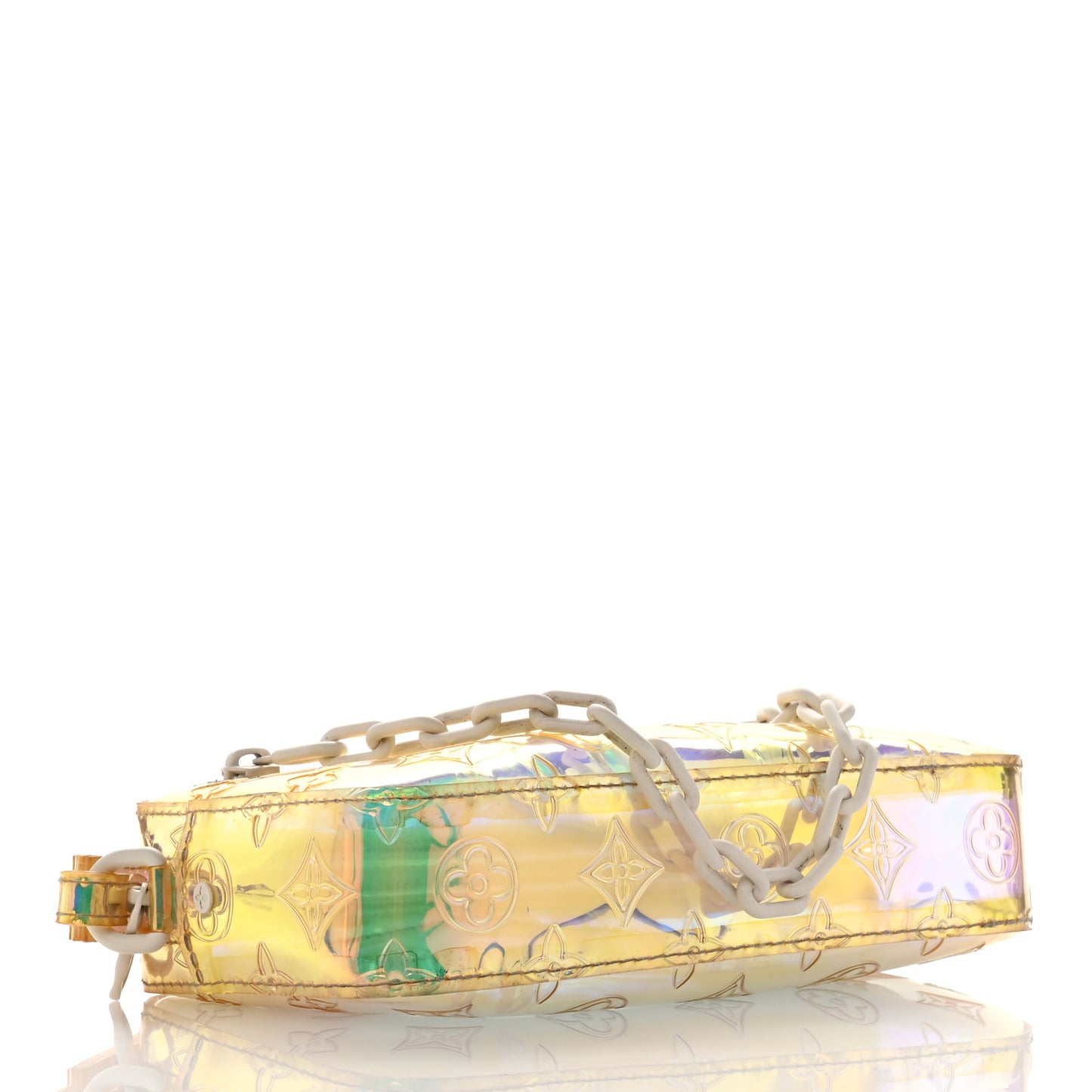 PVC Monogram Pochette Volga Iridescent Prism