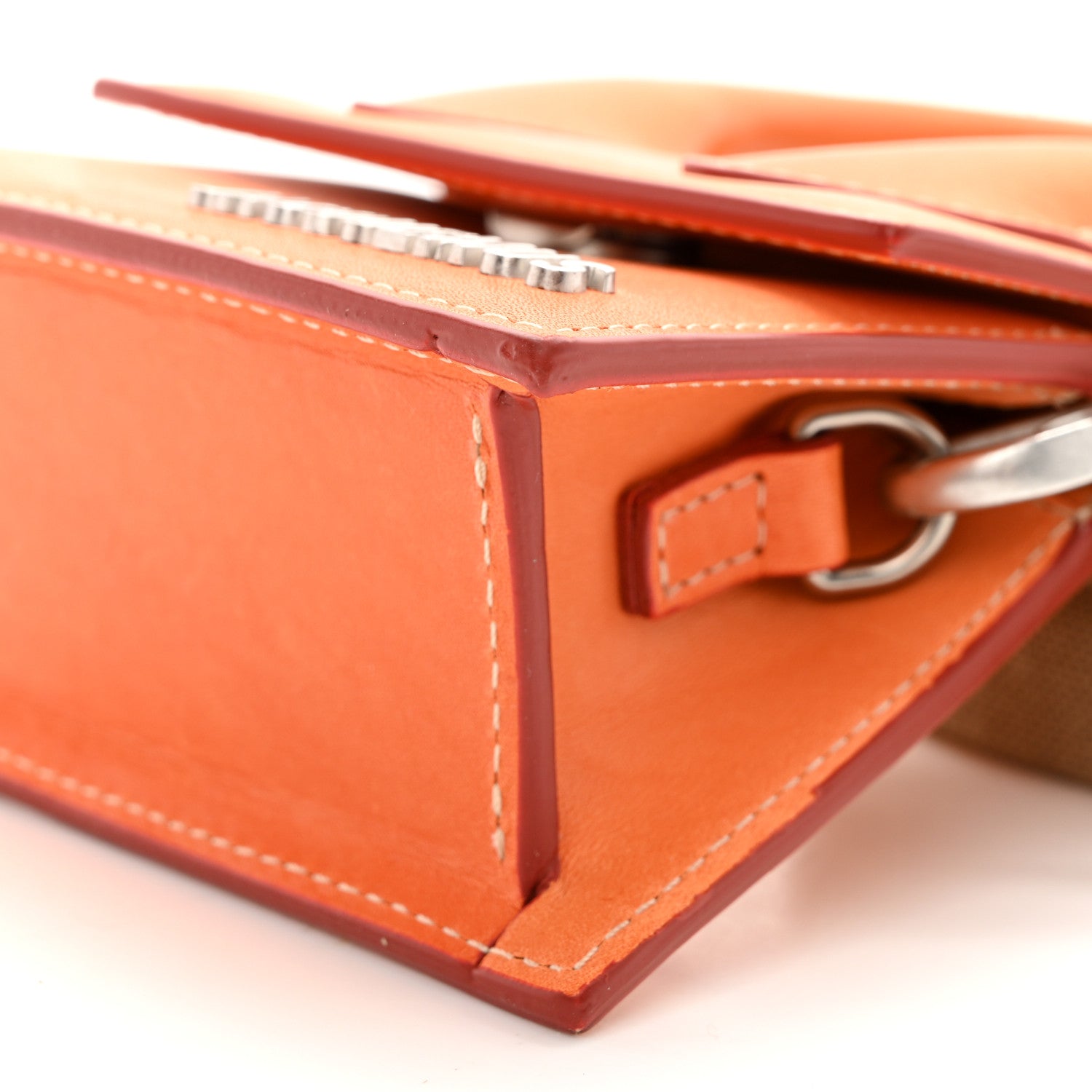 Jacquemus Smooth Calfskin Le Chiquito Homme Orange 9 of 11