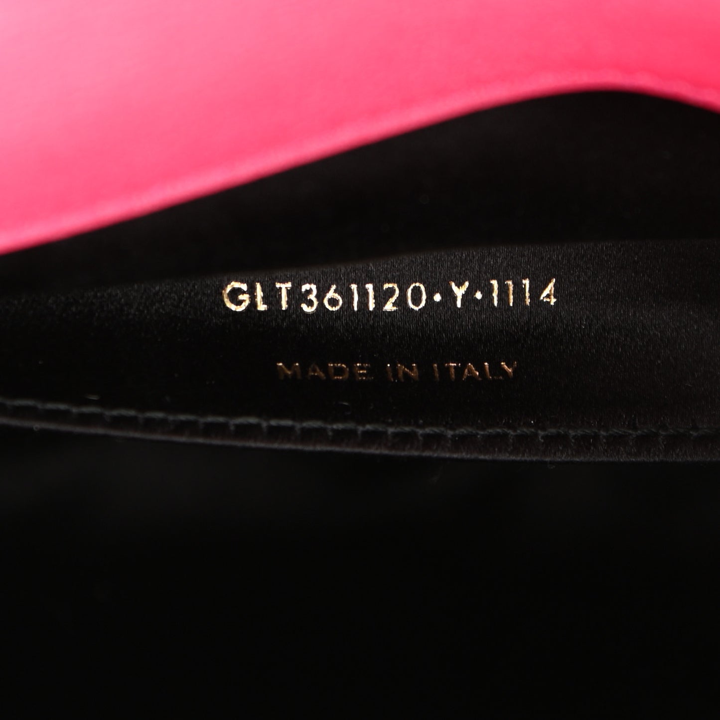 Calfskin Monogram Large Belle De Jour Clutch Lipstick Fuchsia