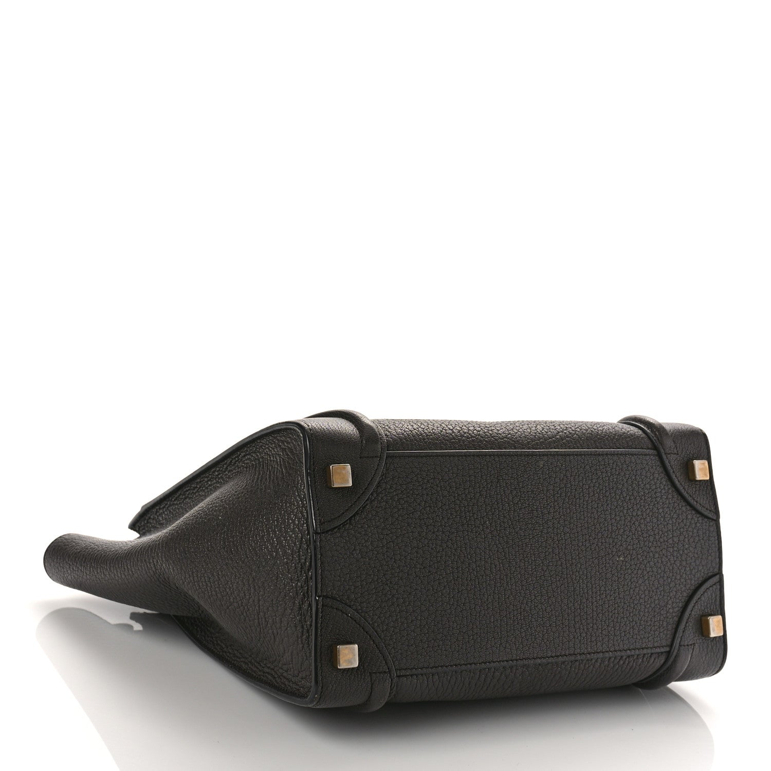 Celine Goatskin Micro Luggage Dark Taupe 4 of 11
