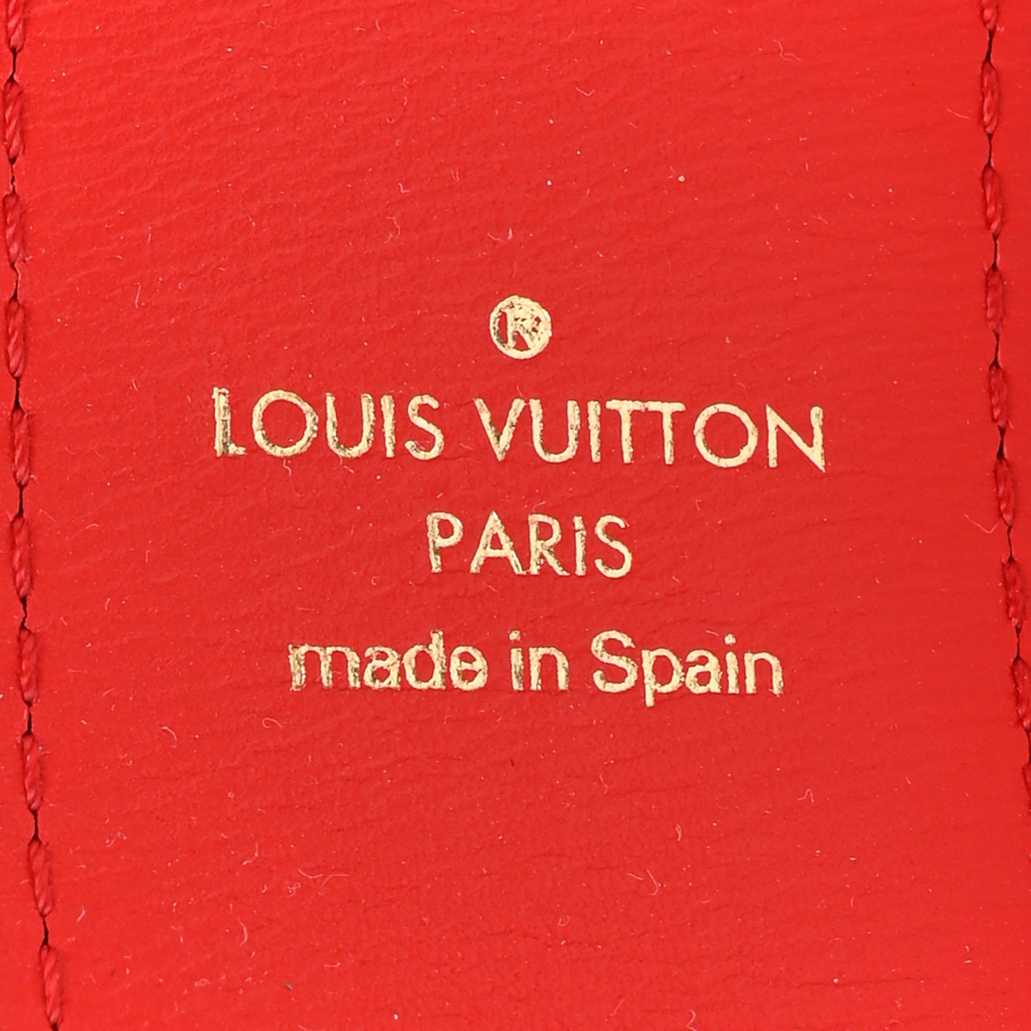 Monogram Adjustable Bandouliere Shoulder Strap Red