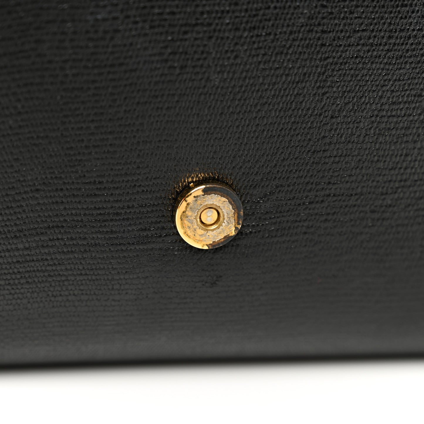 Textured Calfskin Classic Y Ligne Clutch Black