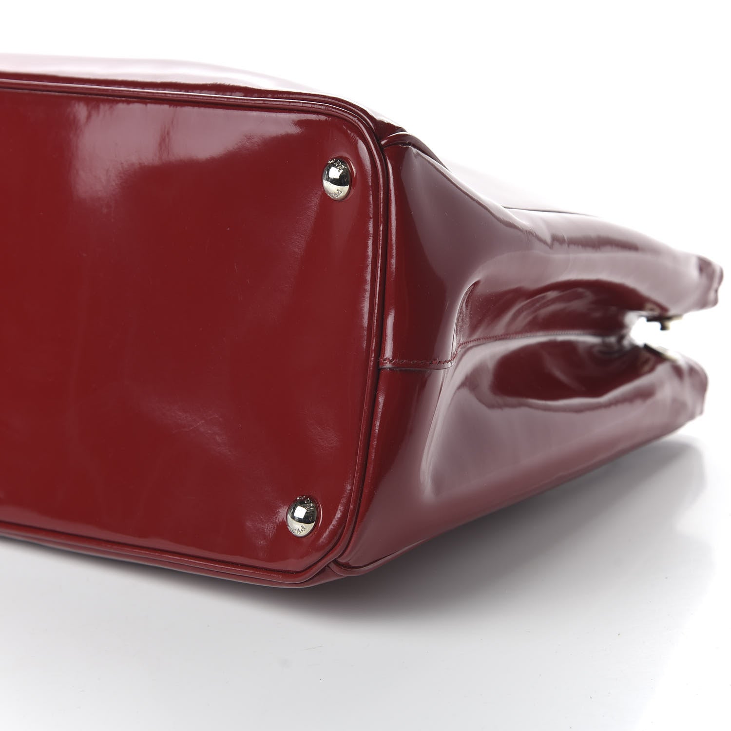 Prada Spazzolato Large Double Zip Tote Scarlatto Rubino 7 of 12