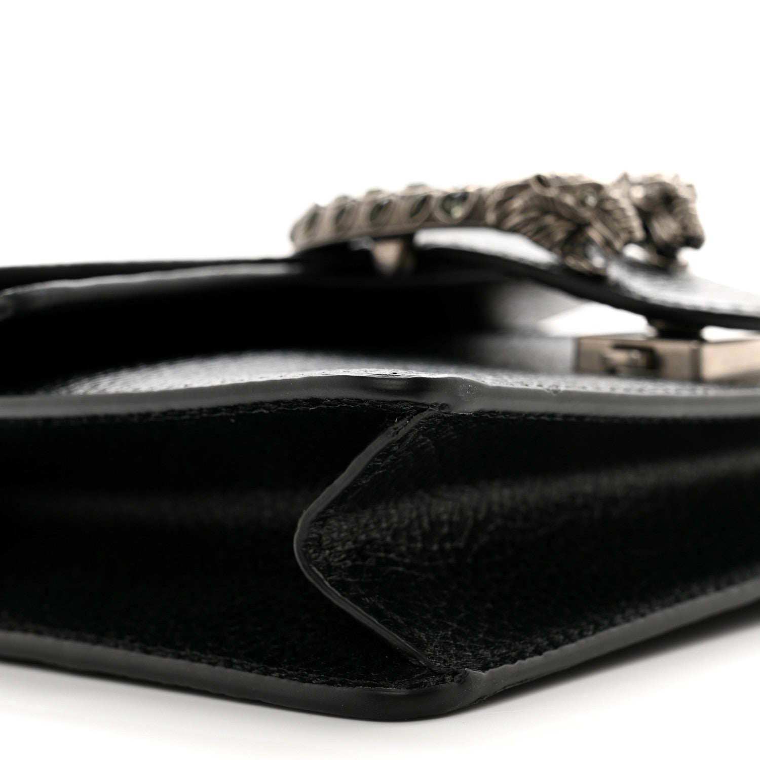 Gucci Calfskin Mini Dionysus Shoulder Bag Black 9 of 12
