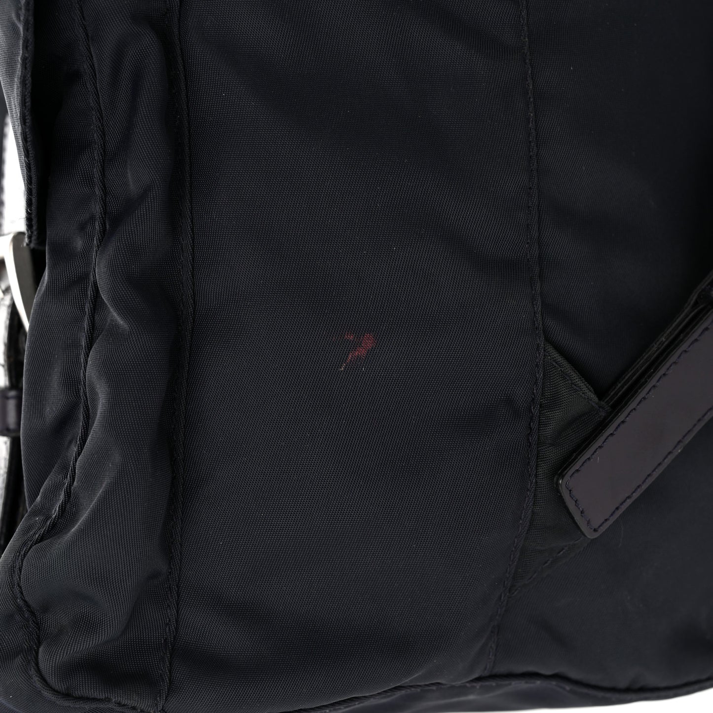 Tessuto Nylon Saffiano Medium Backpack Purple