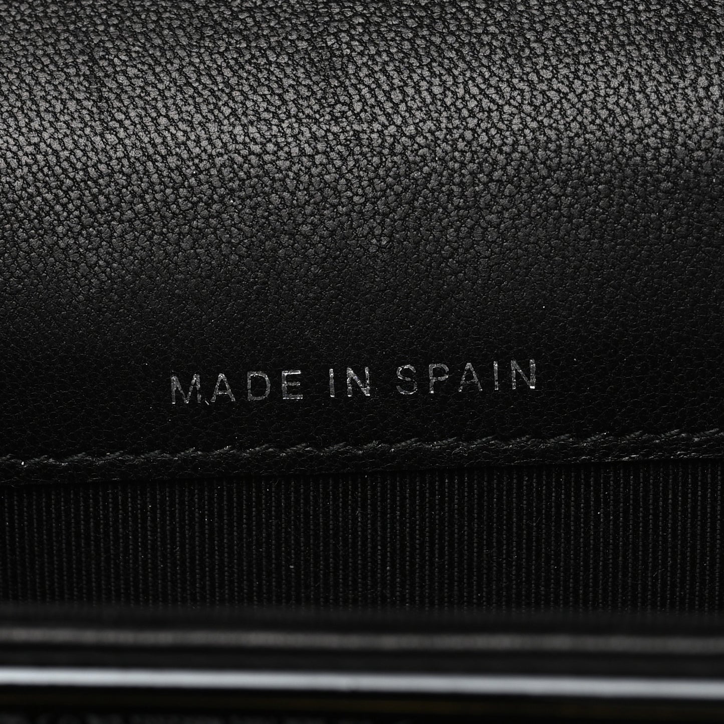 Patent Quilted Flap Card Holder Black