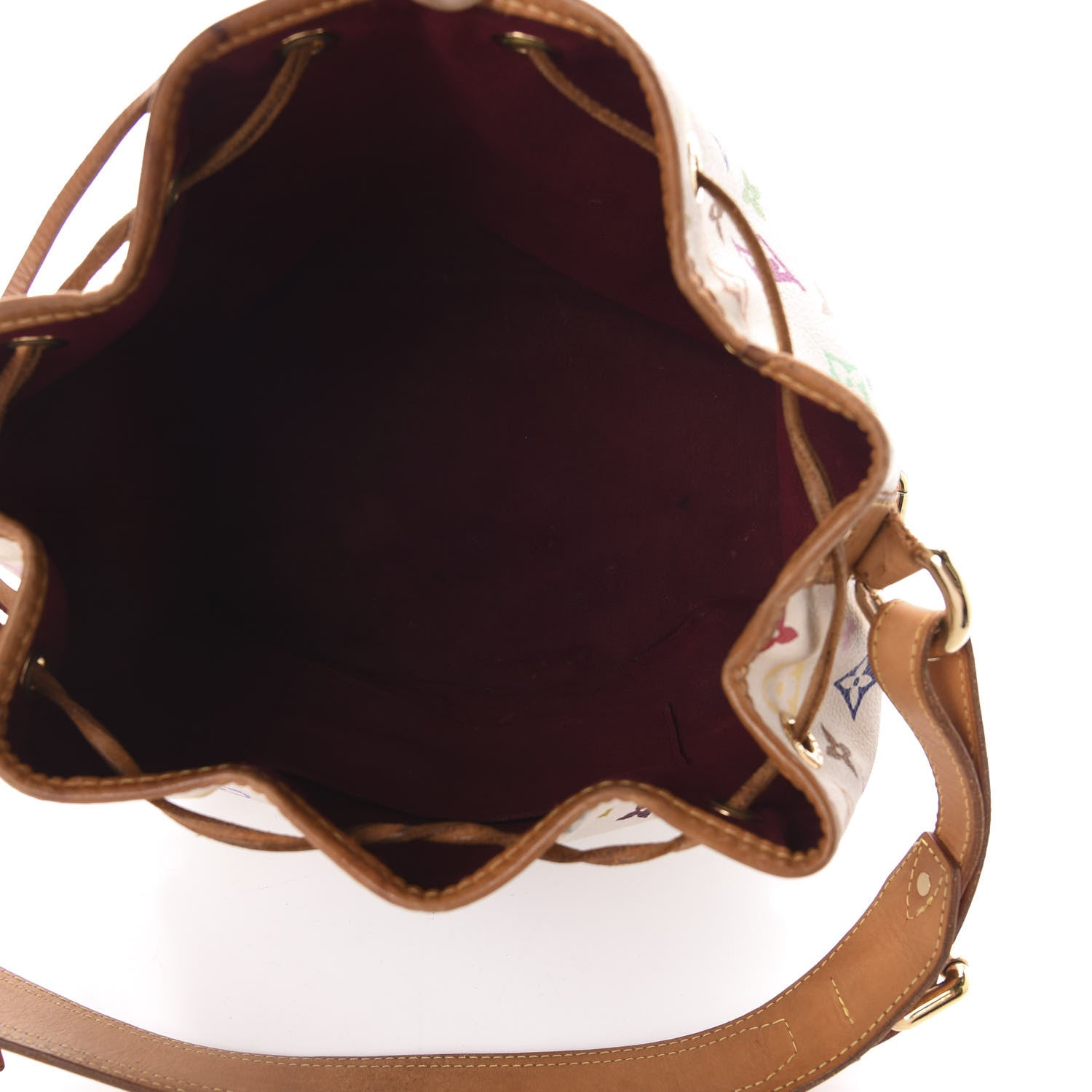 Louis Vuitton Monogram Multicolor Petit Noe White 5 of 10