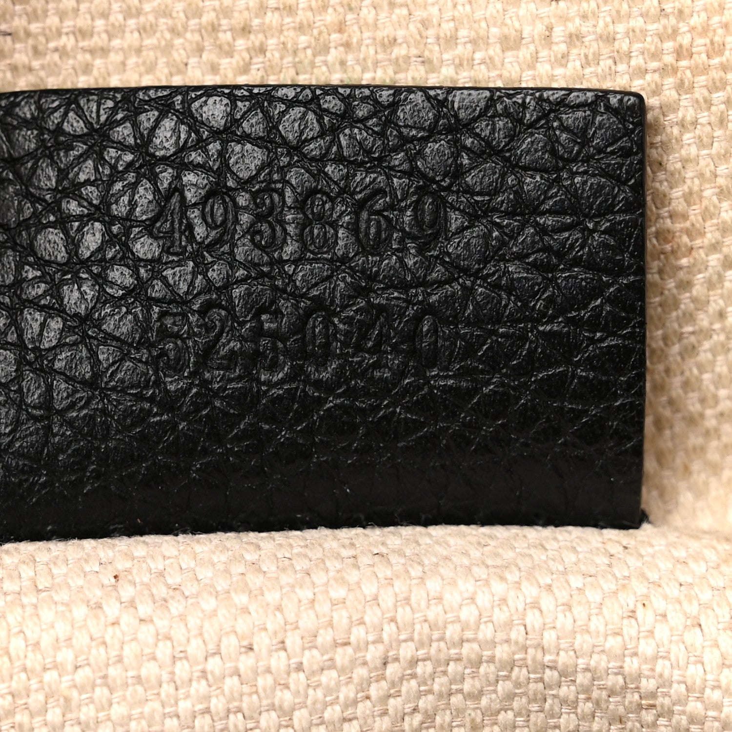 Gucci Grained Calfskin Coco Capitan Logo Belt Bag Black 7 of 16